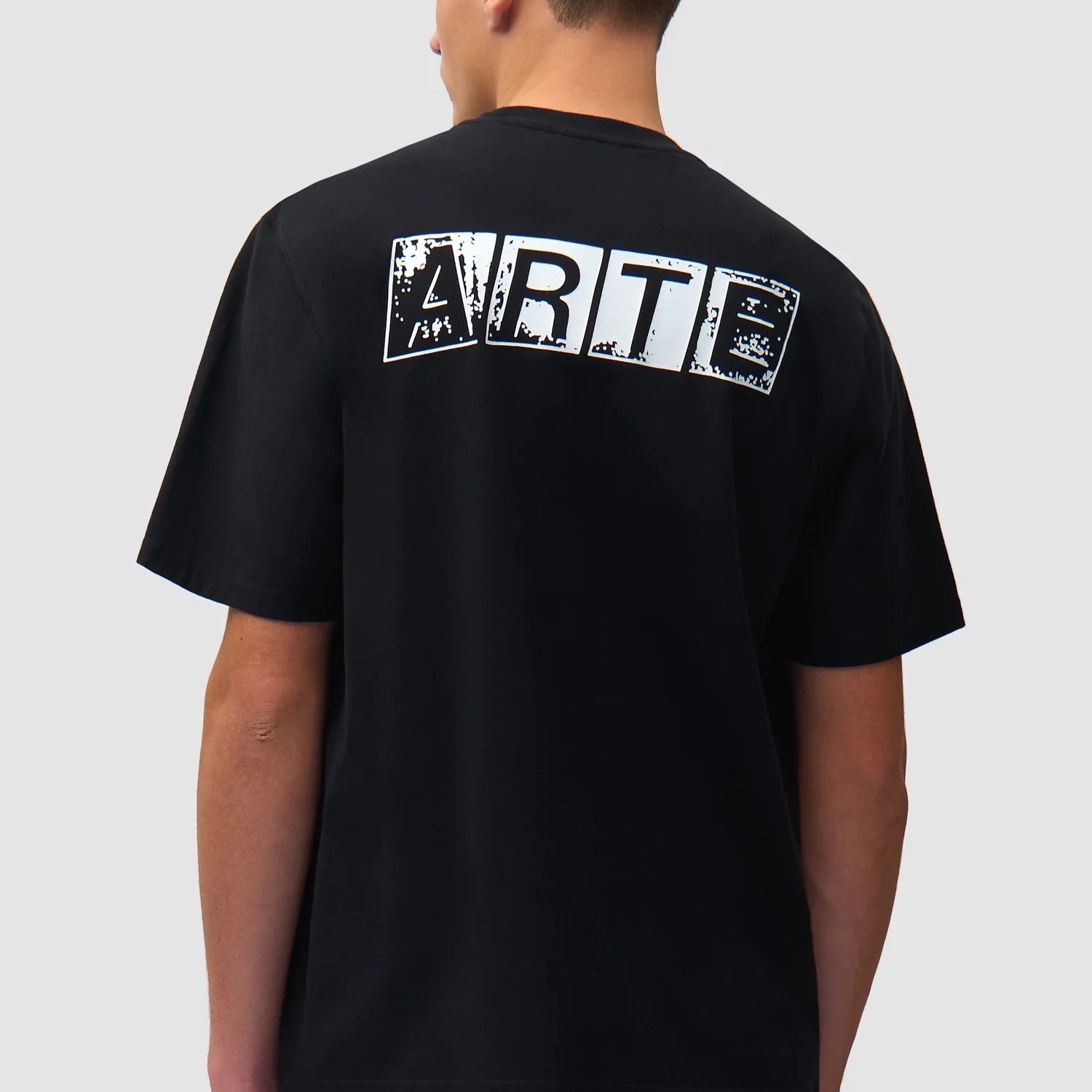 Faded Back Print T-shirt