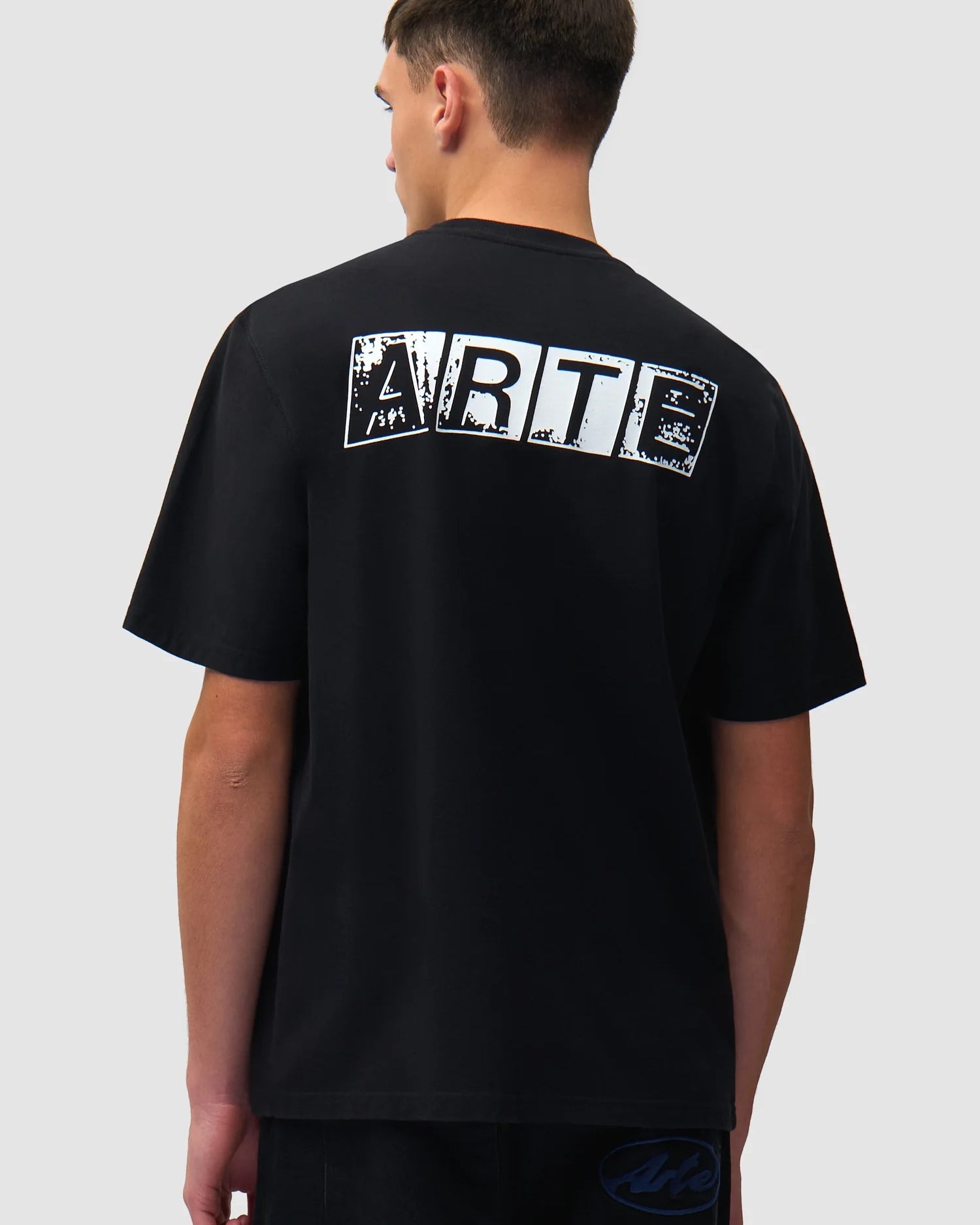 Faded Back Print T-shirt