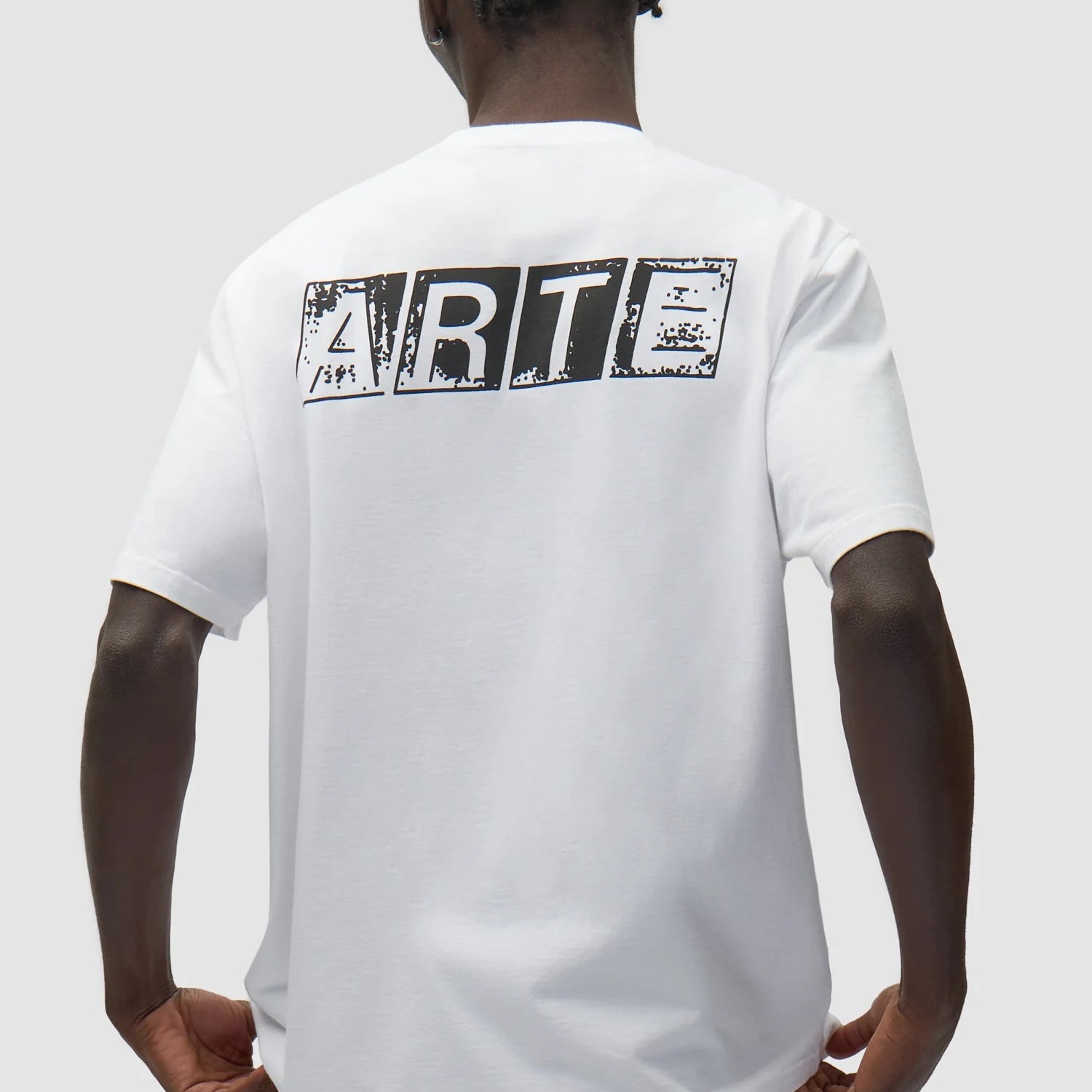 Faded Back Print T-shirt