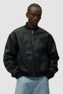 Leather Varsity Jacket