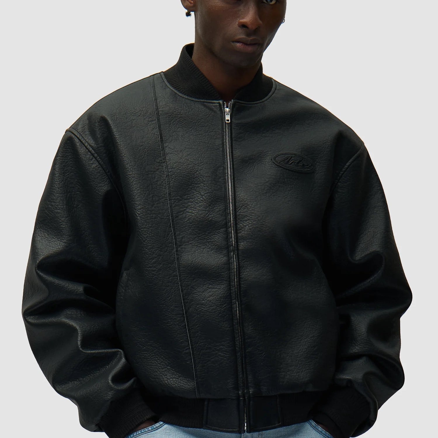 Leather Varsity Jacket