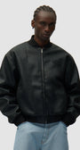 Leather Varsity Jacket