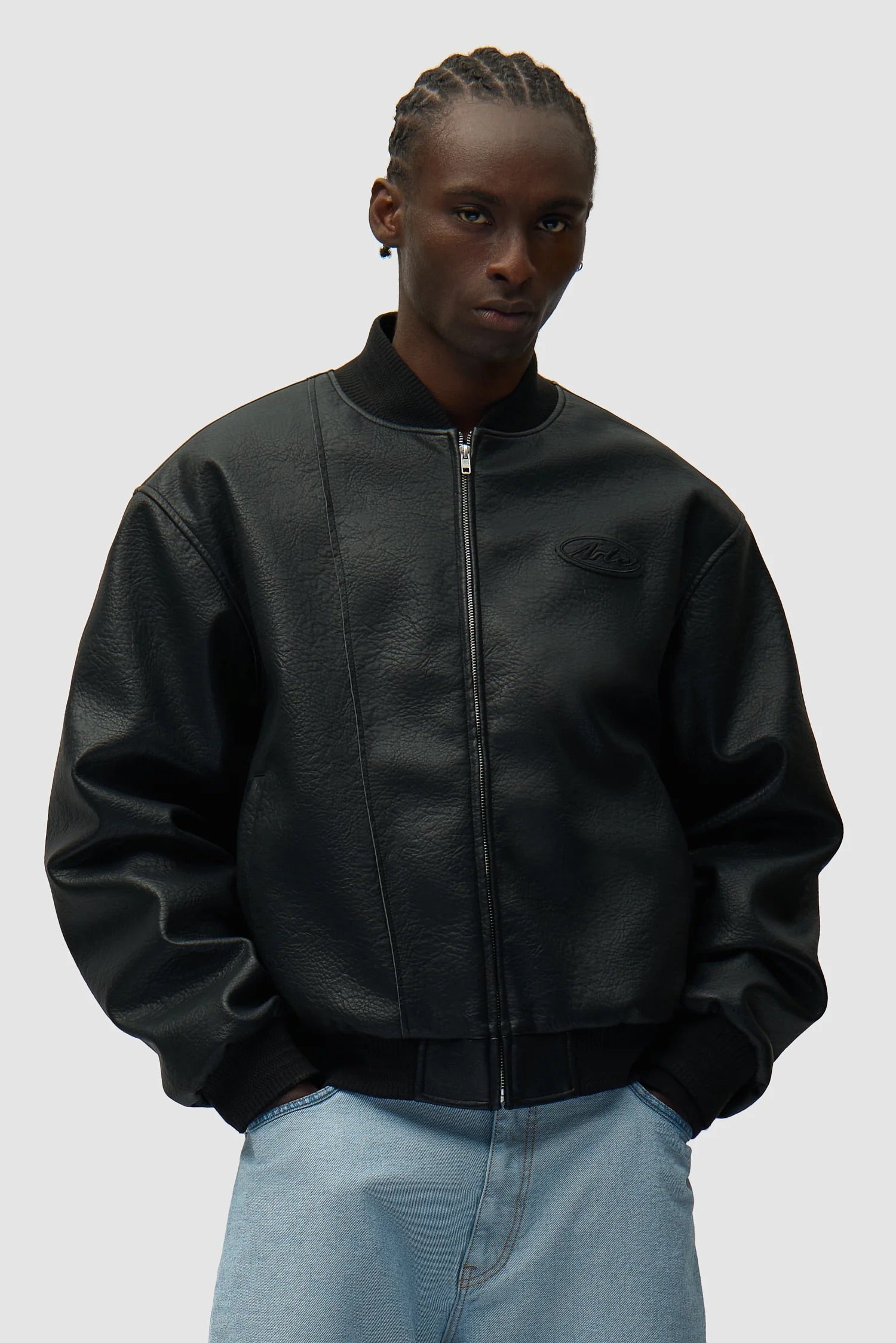 Leather Varsity Jacket