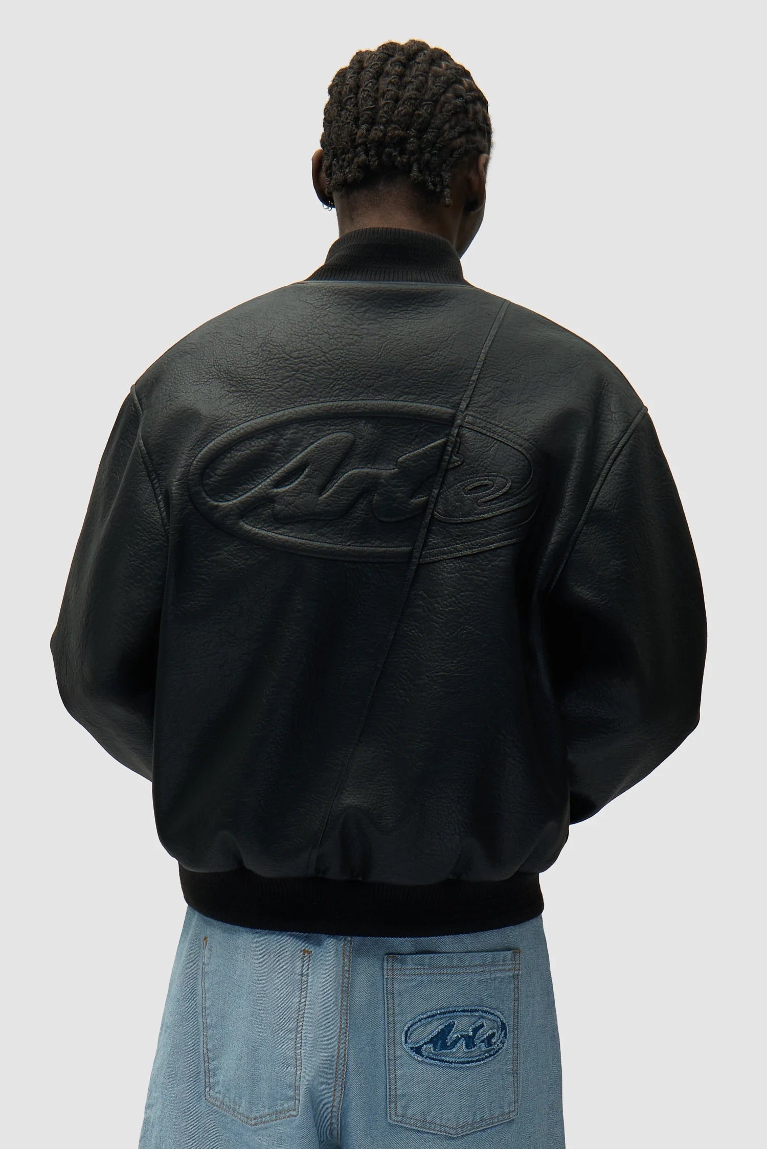 Leather Varsity Jacket
