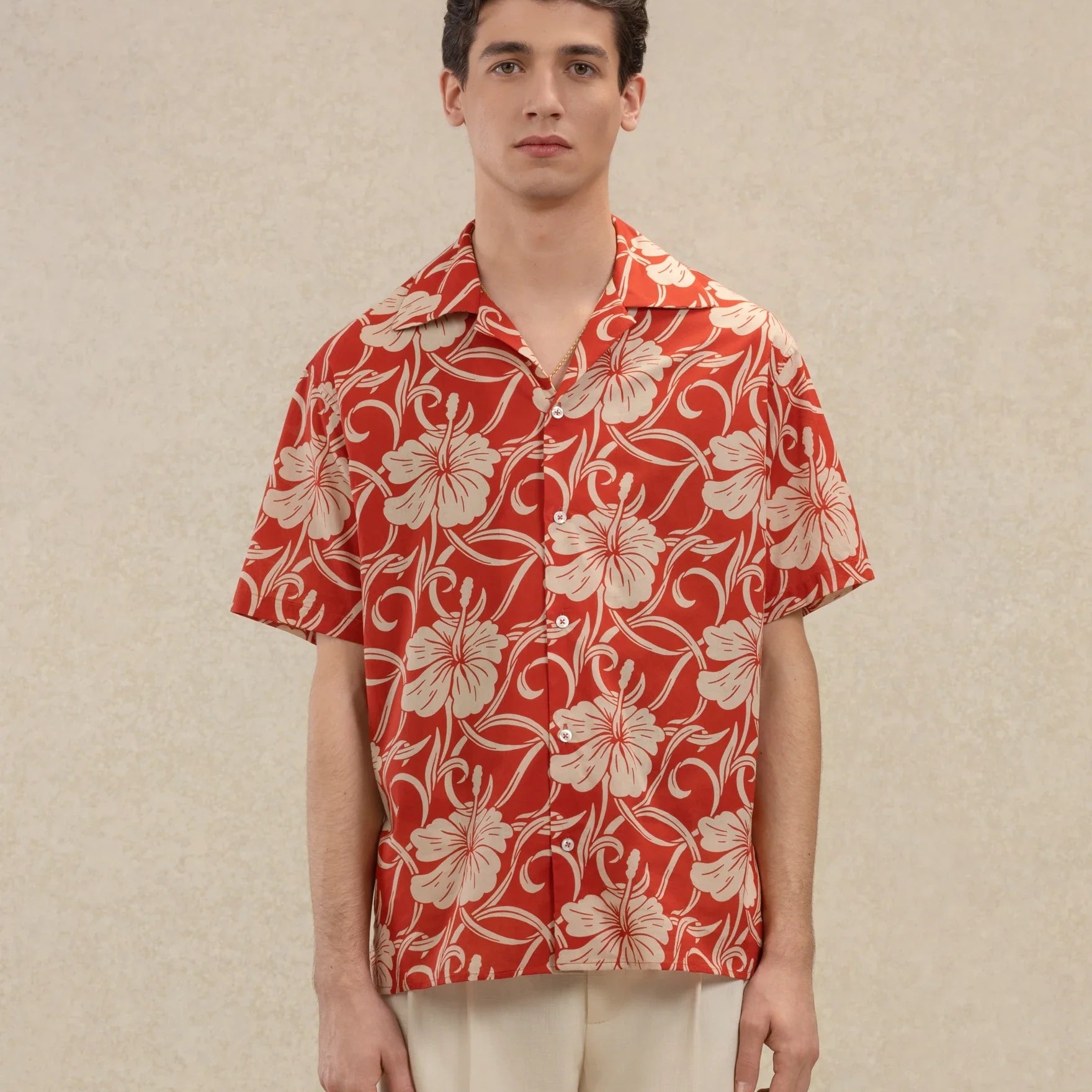 Chemise Hibiscus Monogramme