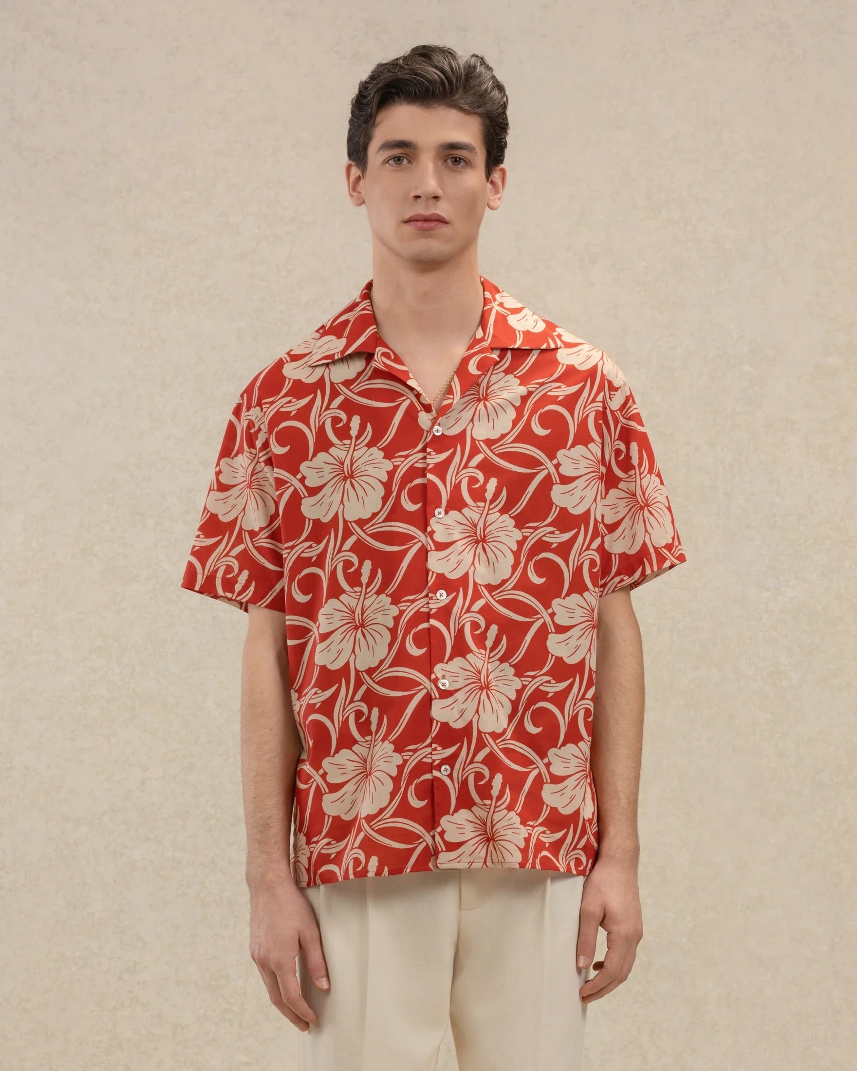 Chemise Hibiscus Monogramme