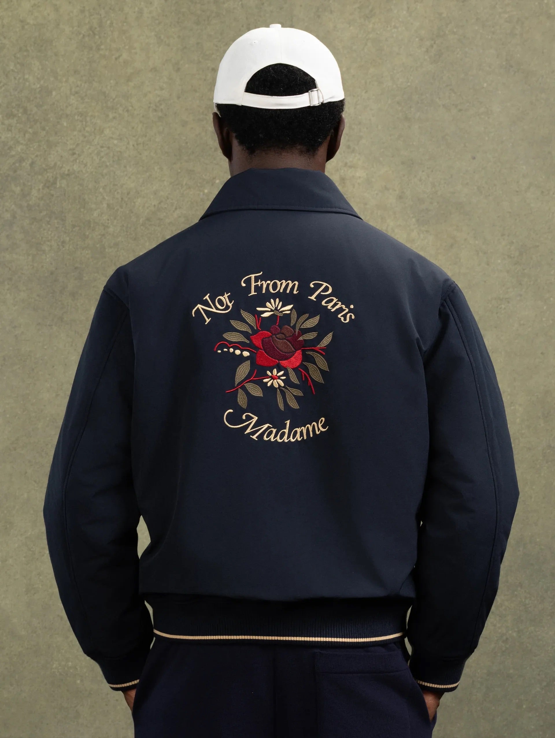Bomber Slogan Rose