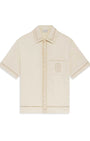 Chemise Broderie D Miroir Coton