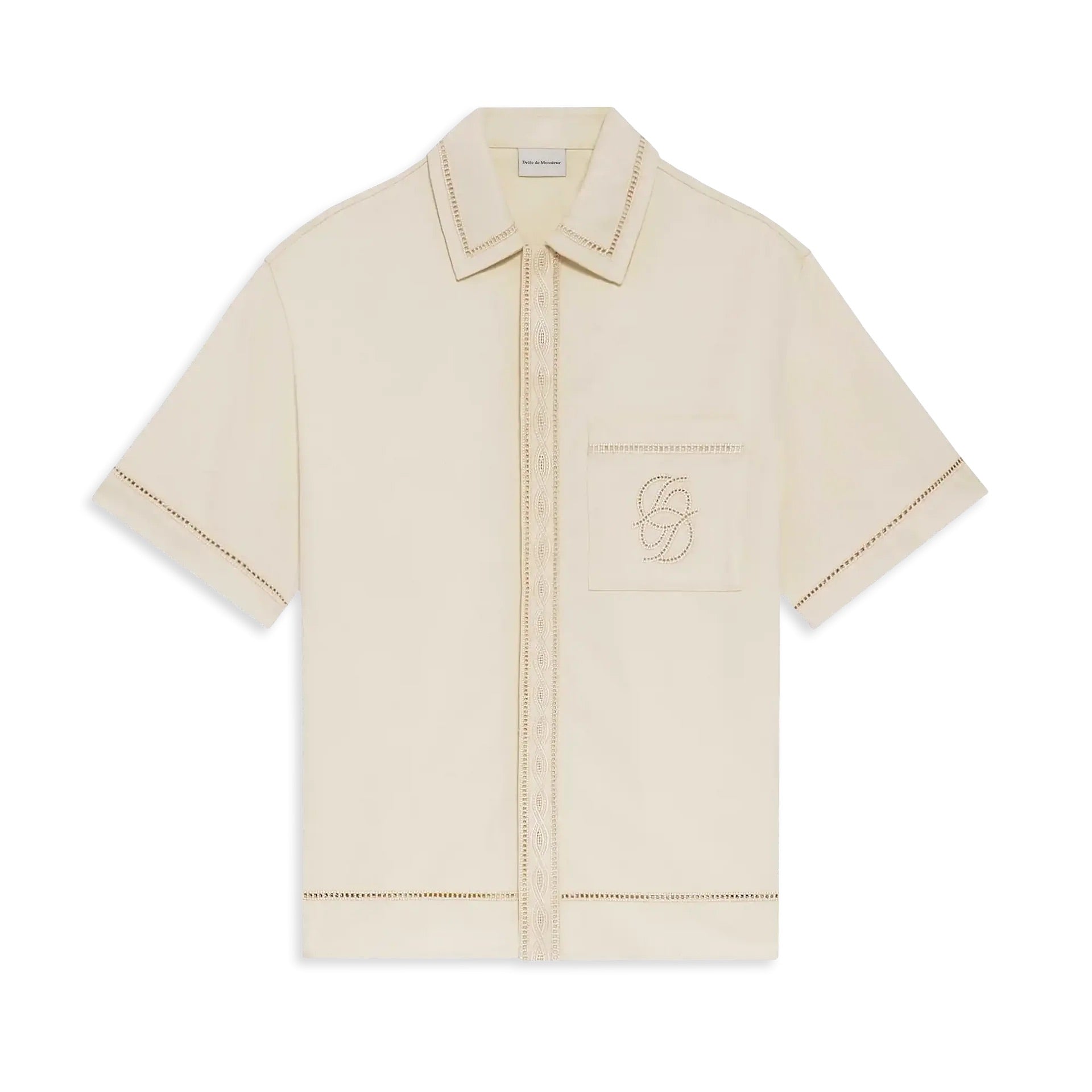 Chemise Broderie D Miroir Coton