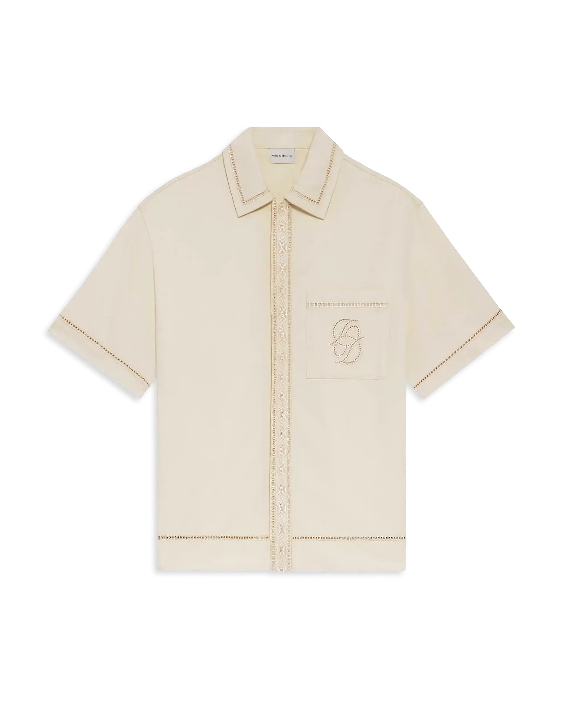 Chemise Broderie D Miroir Coton