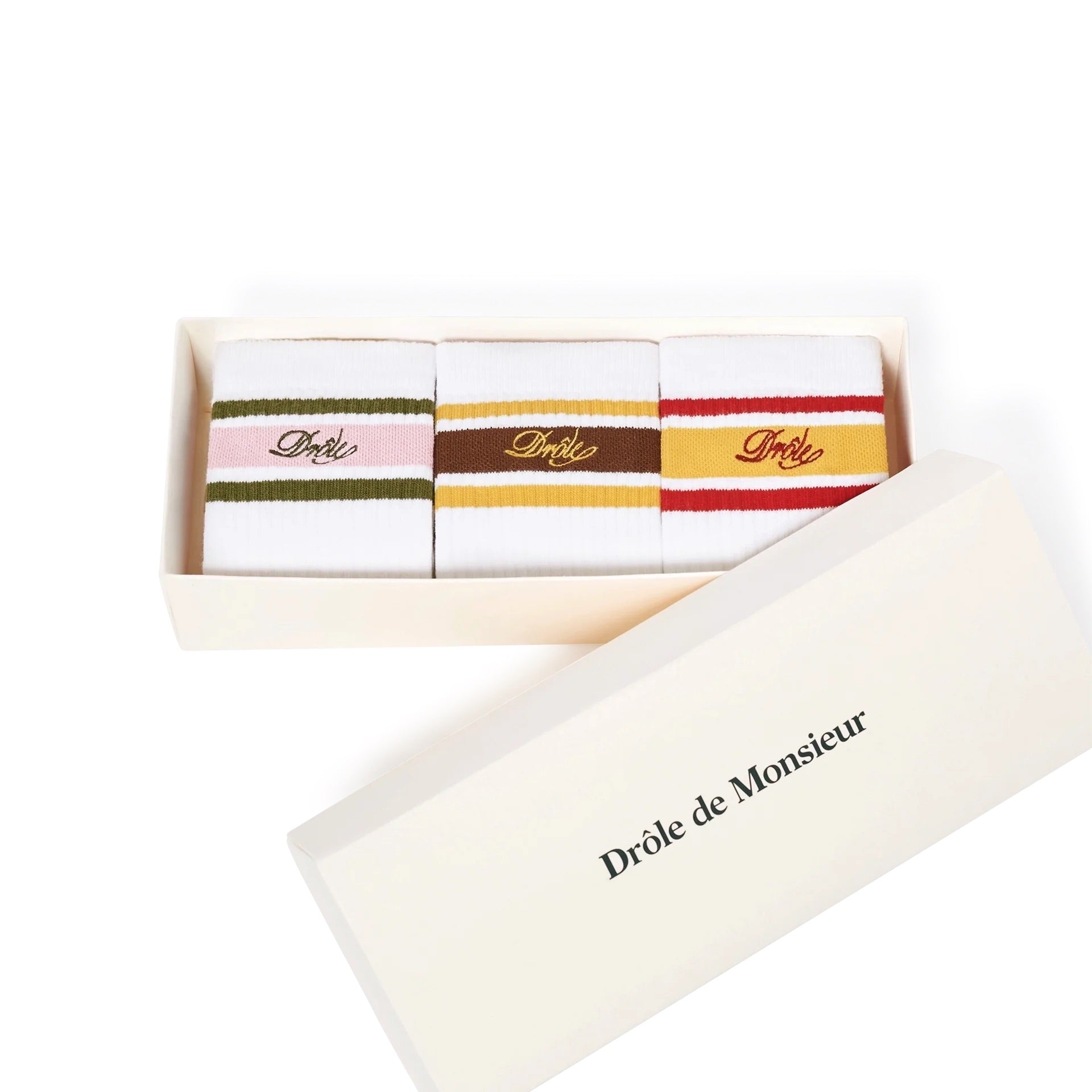 Chaussette Drôle Rayée