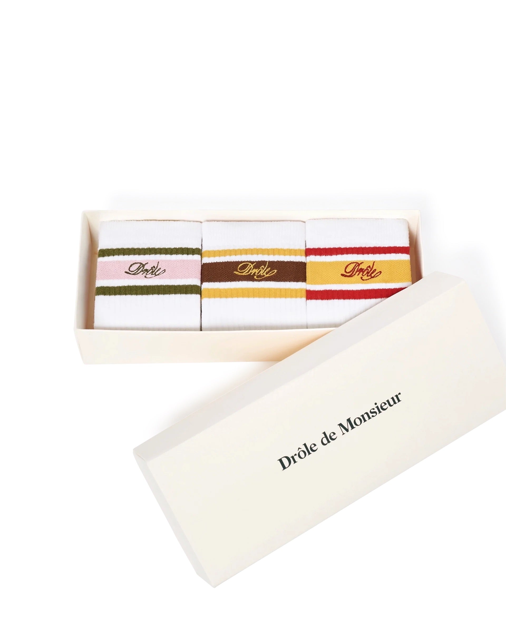 Chaussette Drôle Rayée