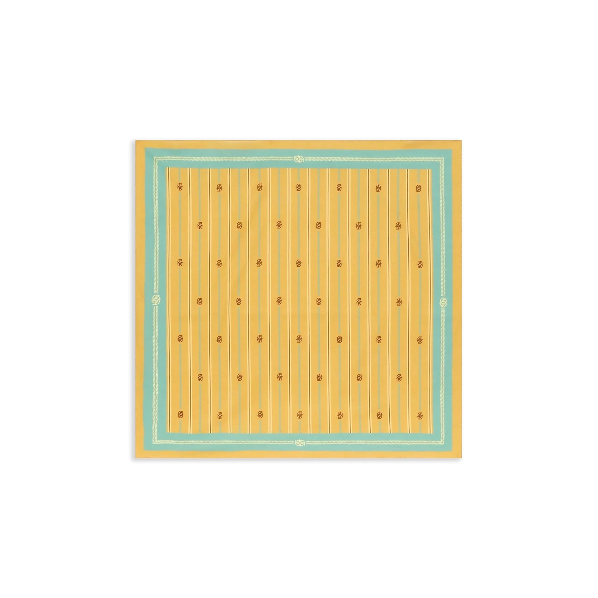 Foulard Rayure Monogramme
