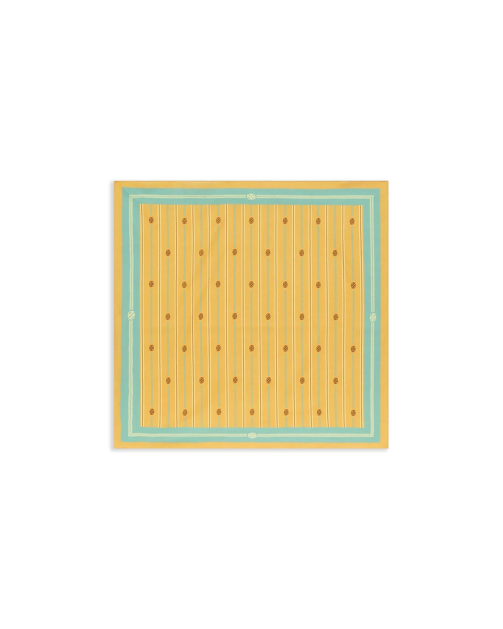 Foulard Rayure Monogramme