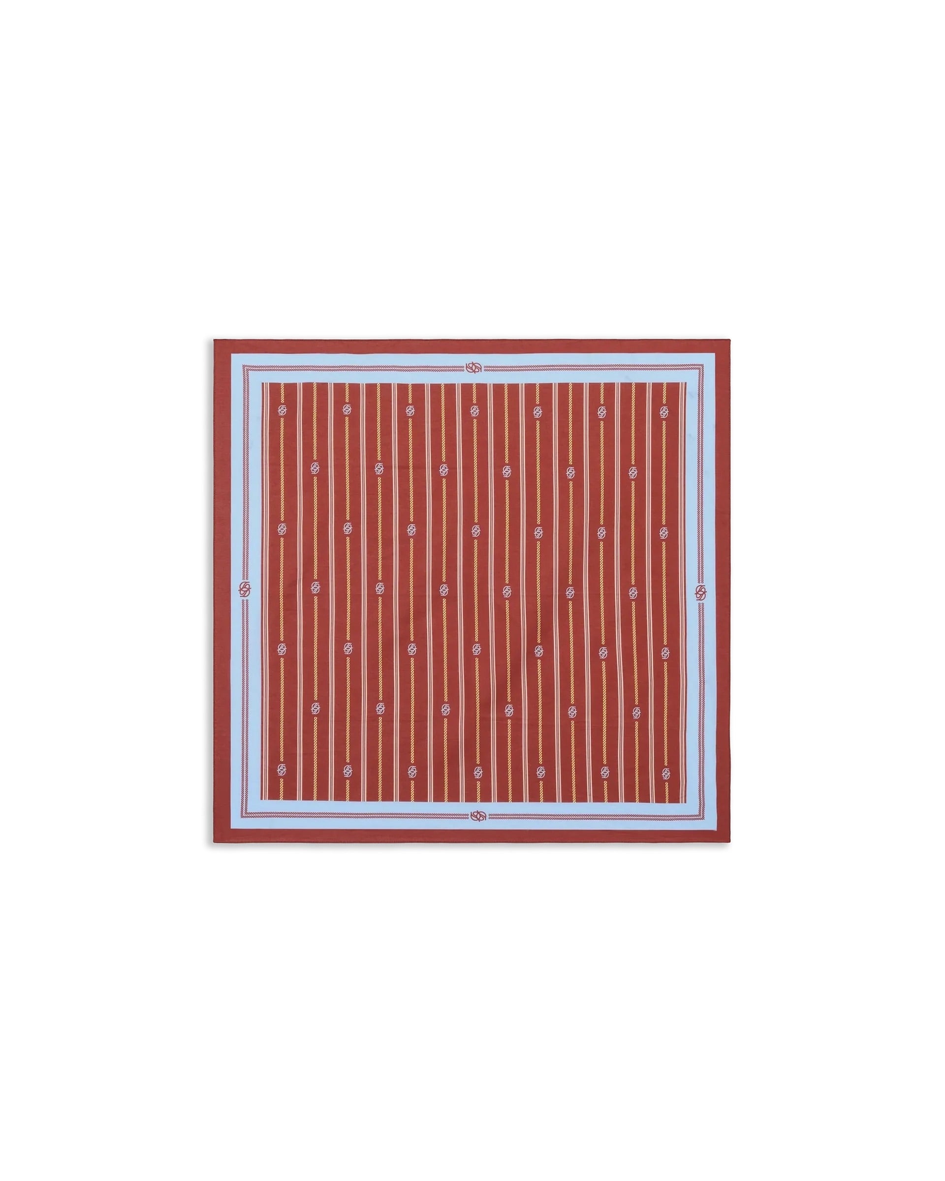 Foulard Rayure Monogramme