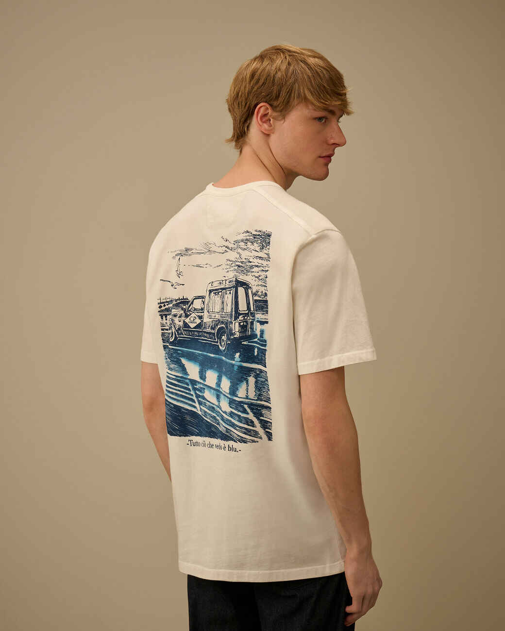 Compact 20/1 Jersey Short Sleeve Logo T-Shirt