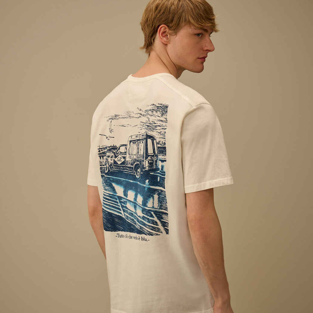30/1 Jersey Short Sleeve Logo Patch T-Shirt