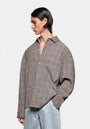 SEERSUCKER CHECK BOX DRESS SHIRT
