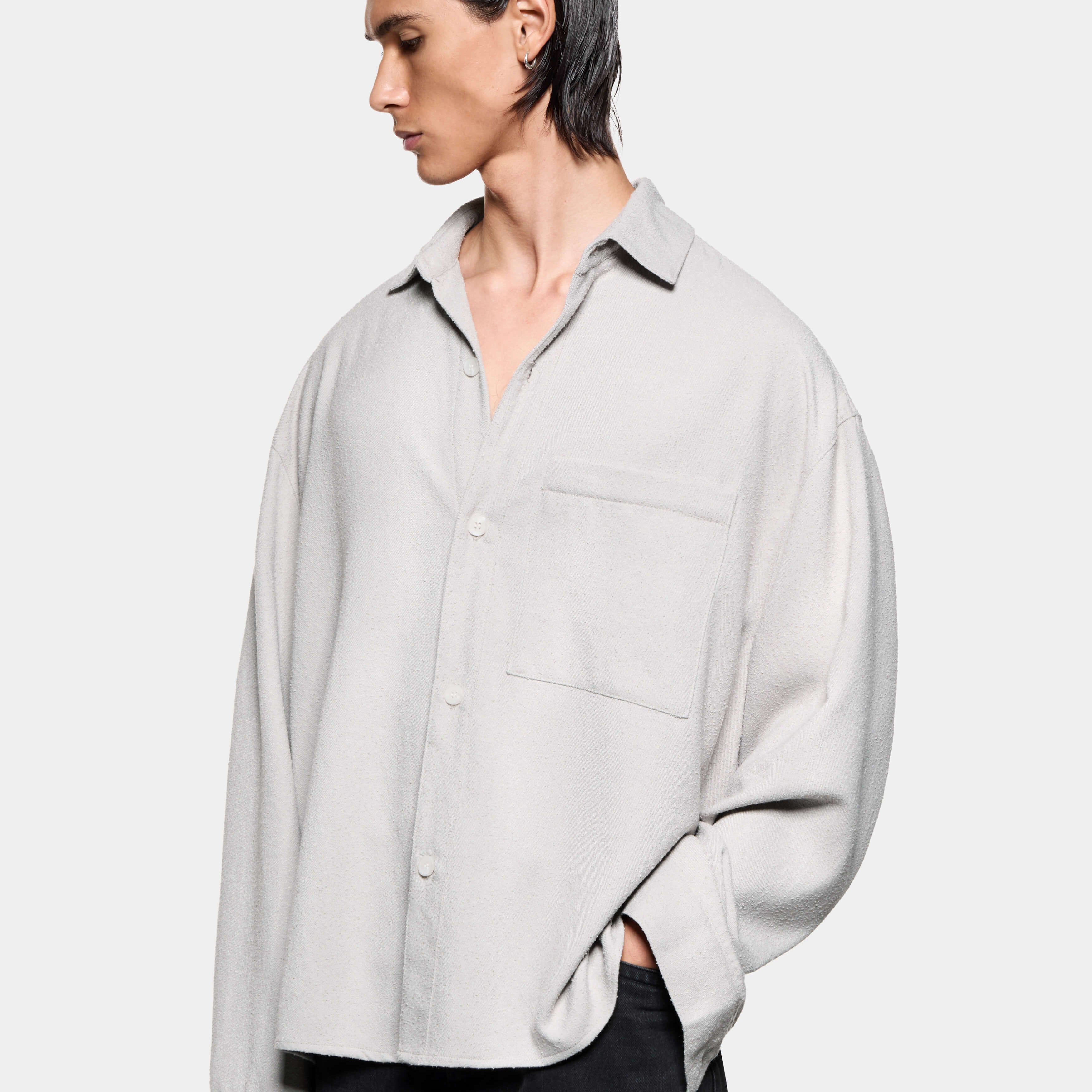 TWISTED WEAVE BOX DRESS SHIRT