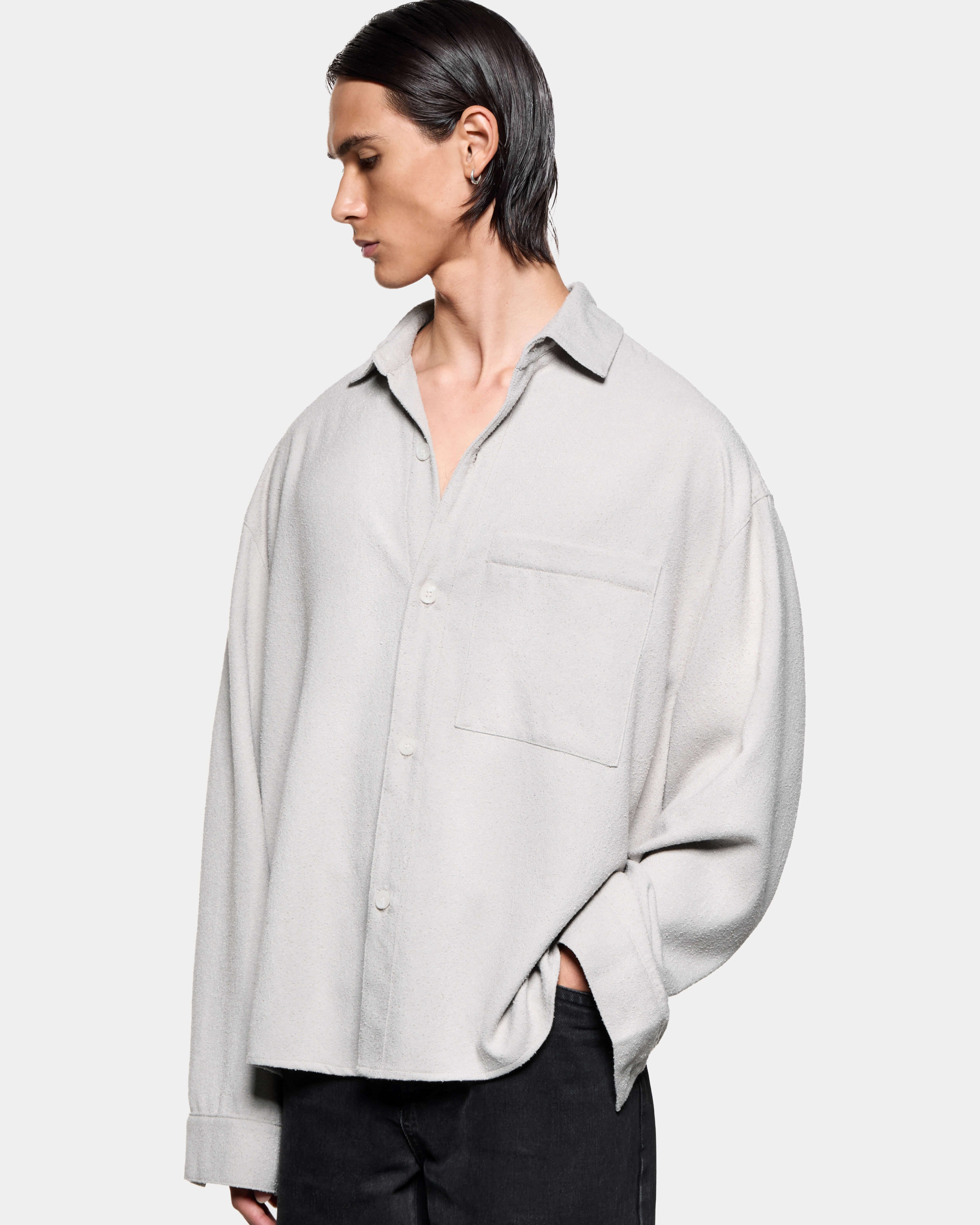 TWISTED WEAVE BOX DRESS SHIRT