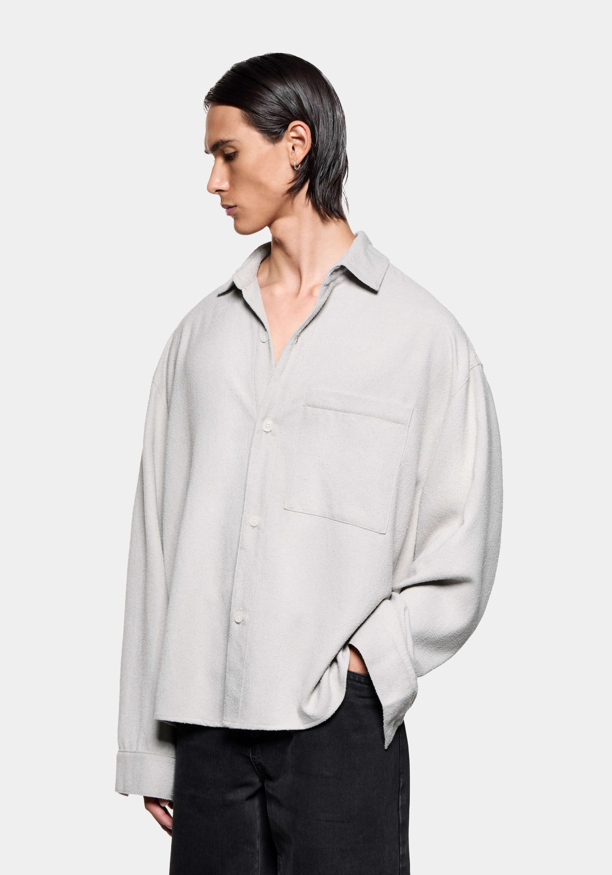 TWISTED WEAVE BOX DRESS SHIRT