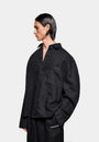 LINEN BOX DRESS SHIRT