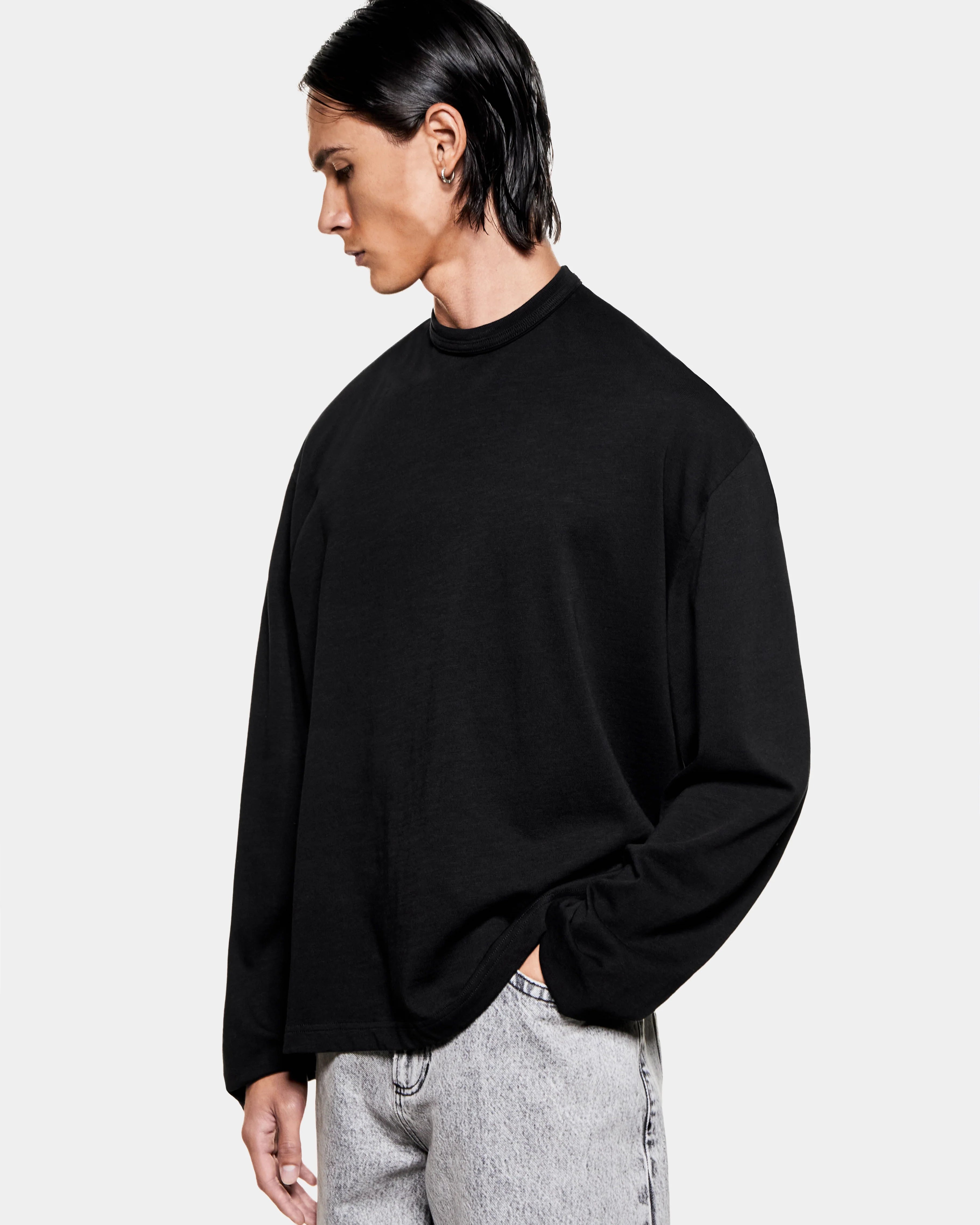 220 GSM SLUB LONGSLEEVE T-SHIRT