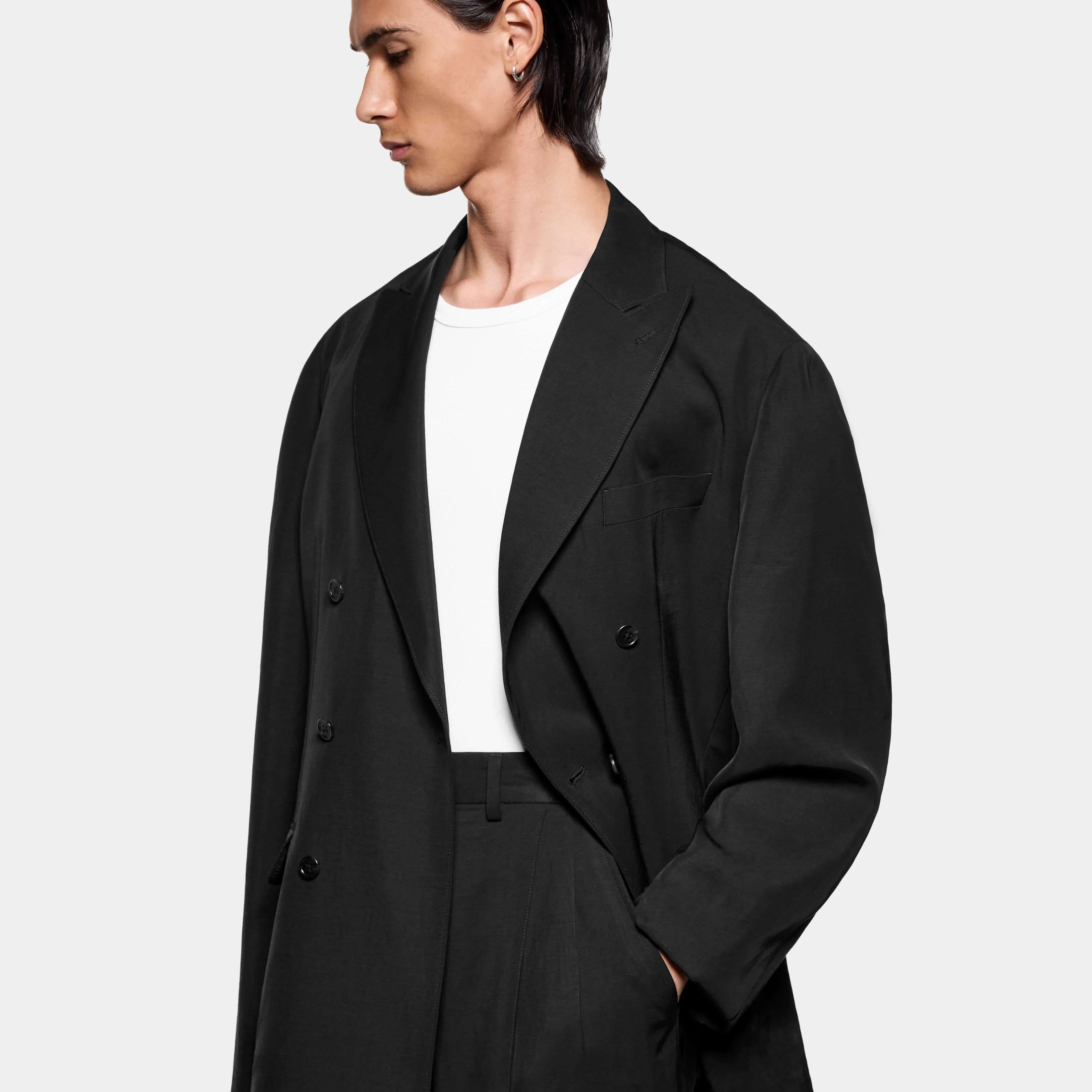 DOUBLE BREASTED SUIT JACKET