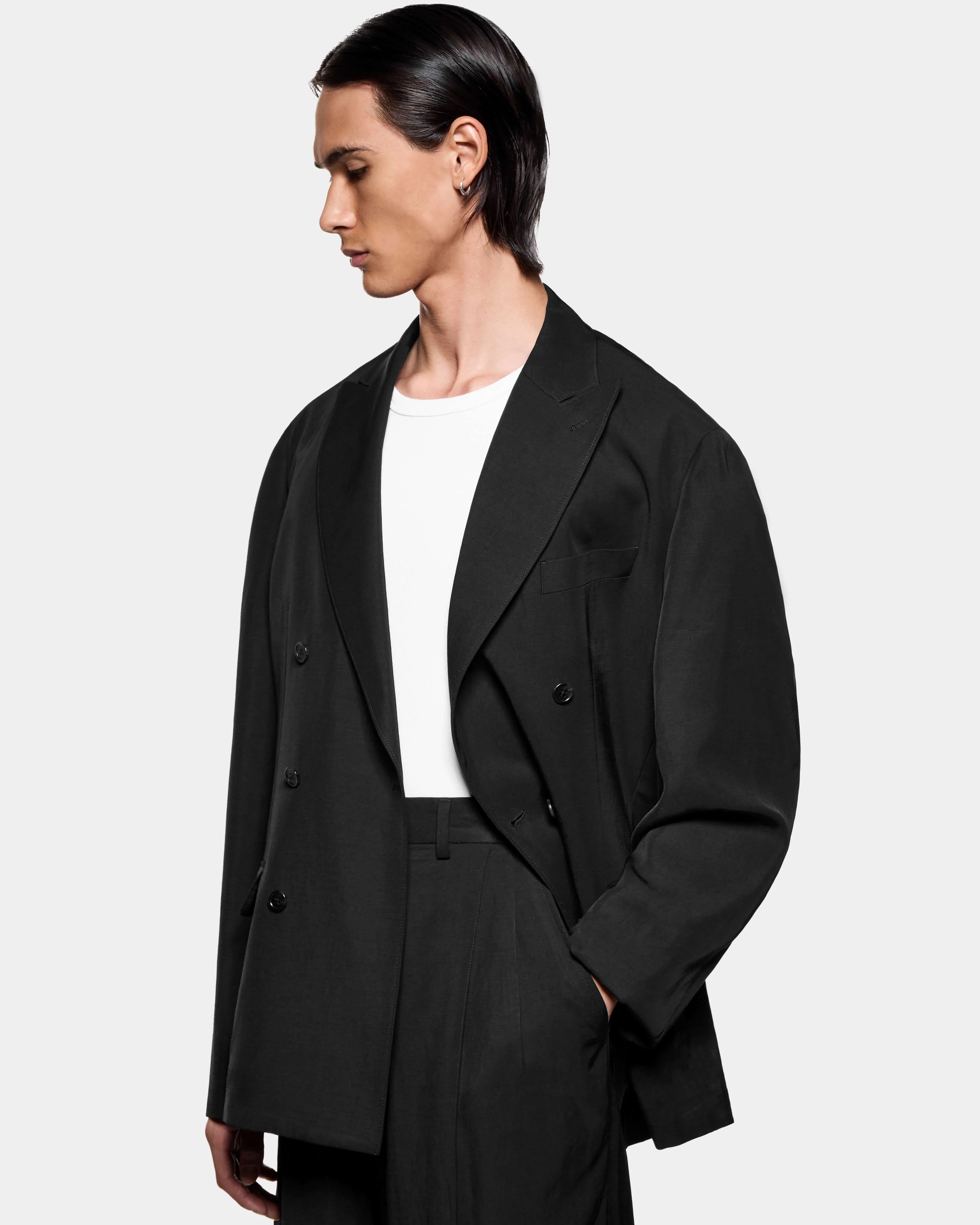 DOUBLE BREASTED SUIT JACKET