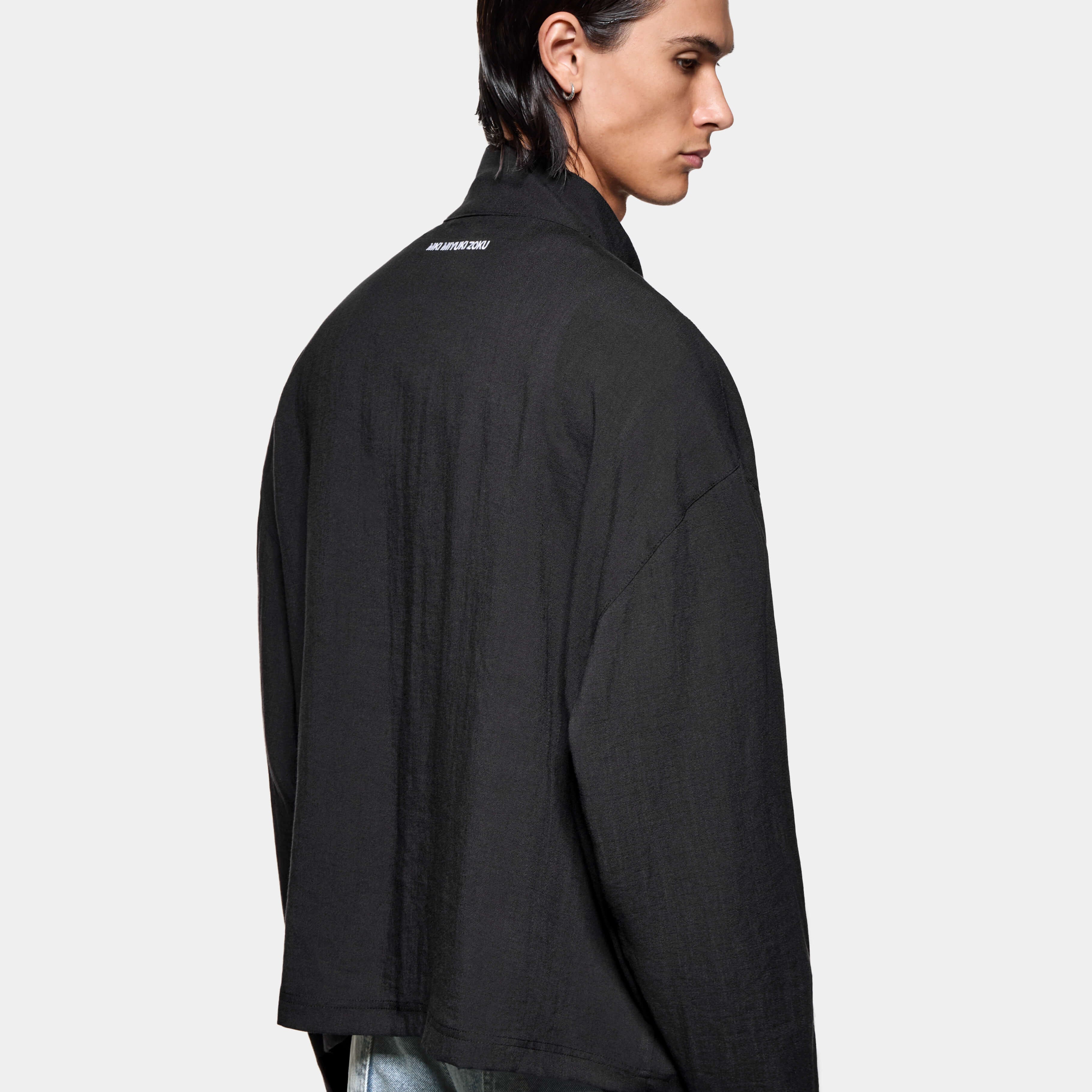 DRAPE SLUB TRACK JACKET