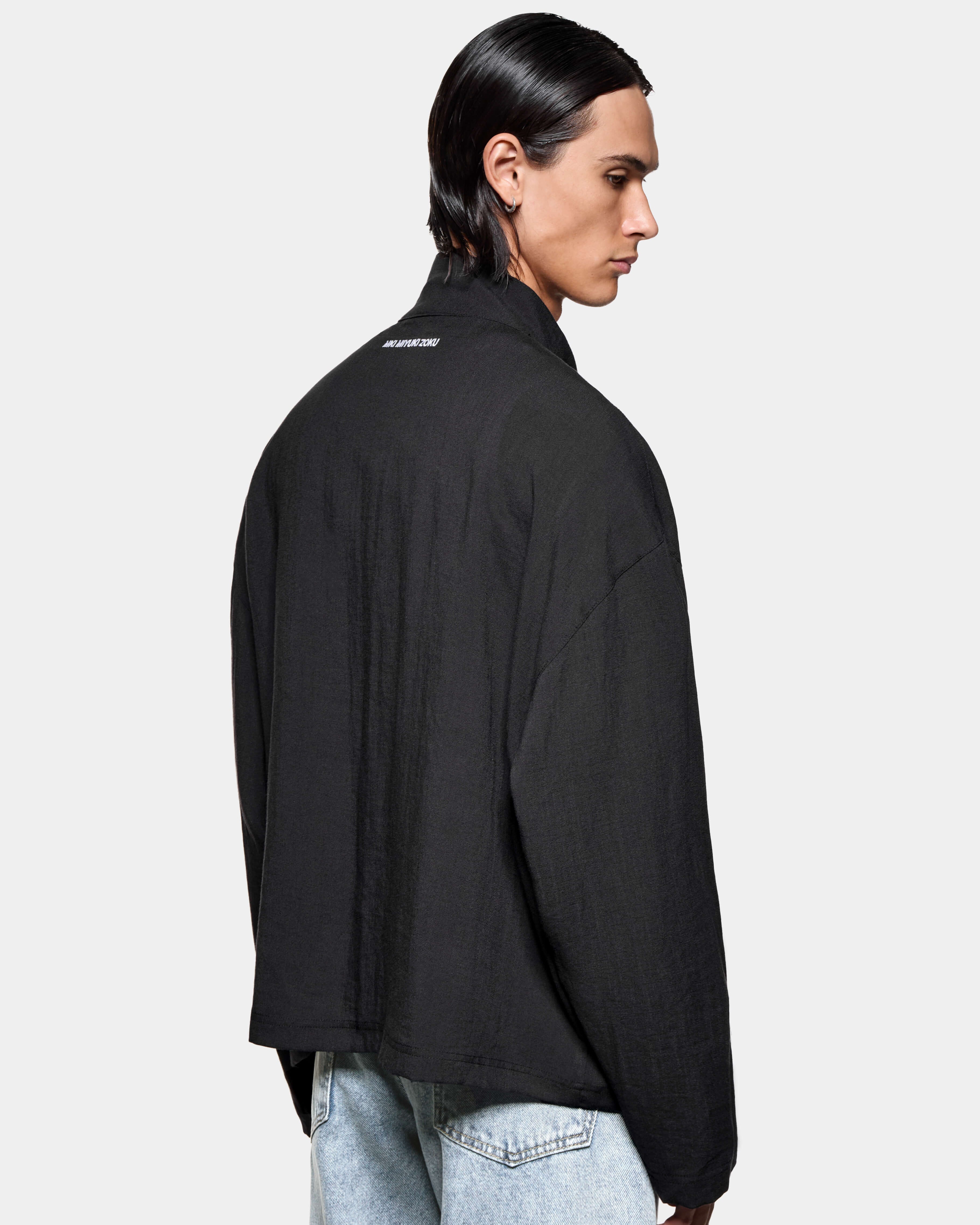 DRAPE SLUB TRACK JACKET