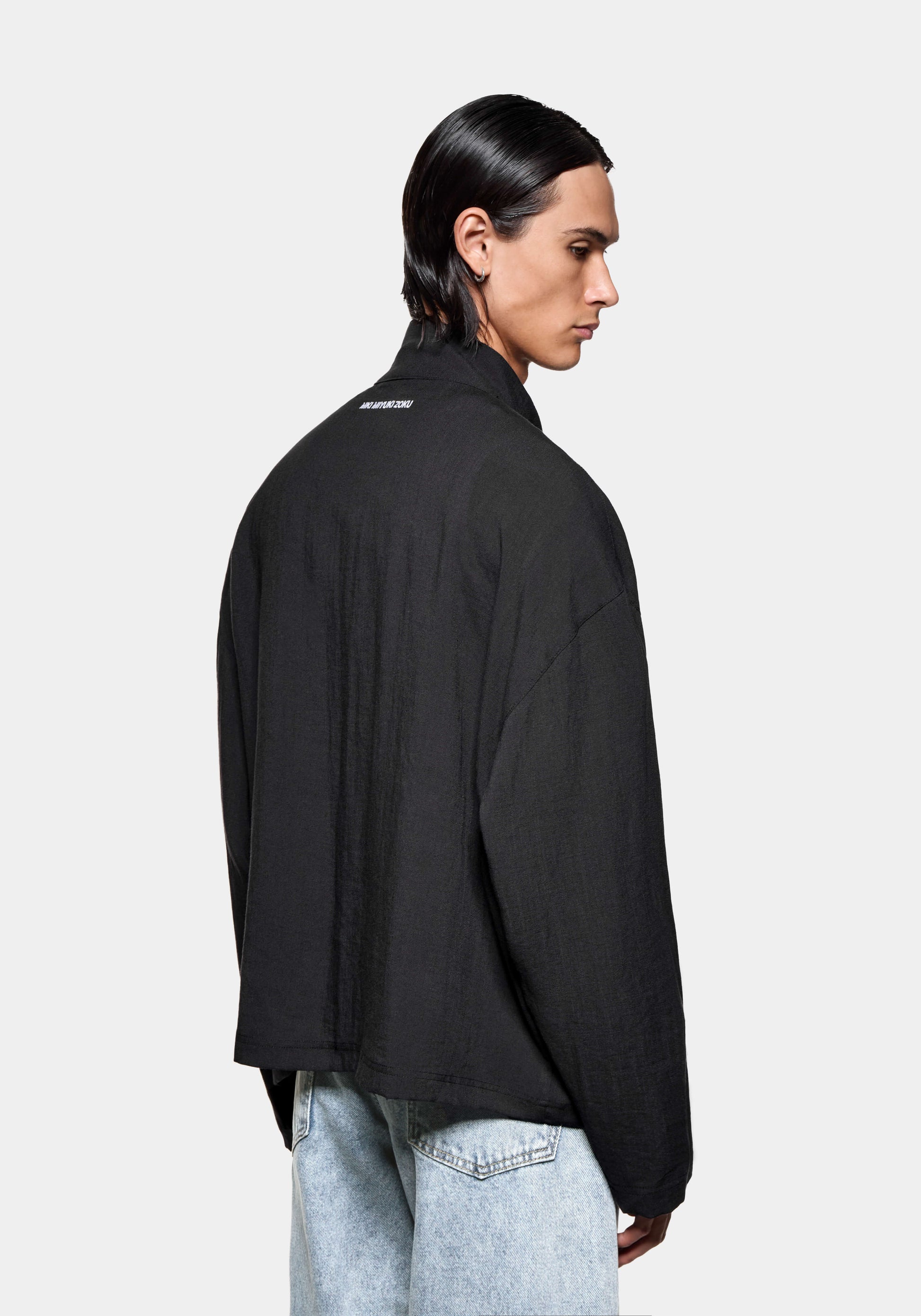 DRAPE SLUB TRACK JACKET