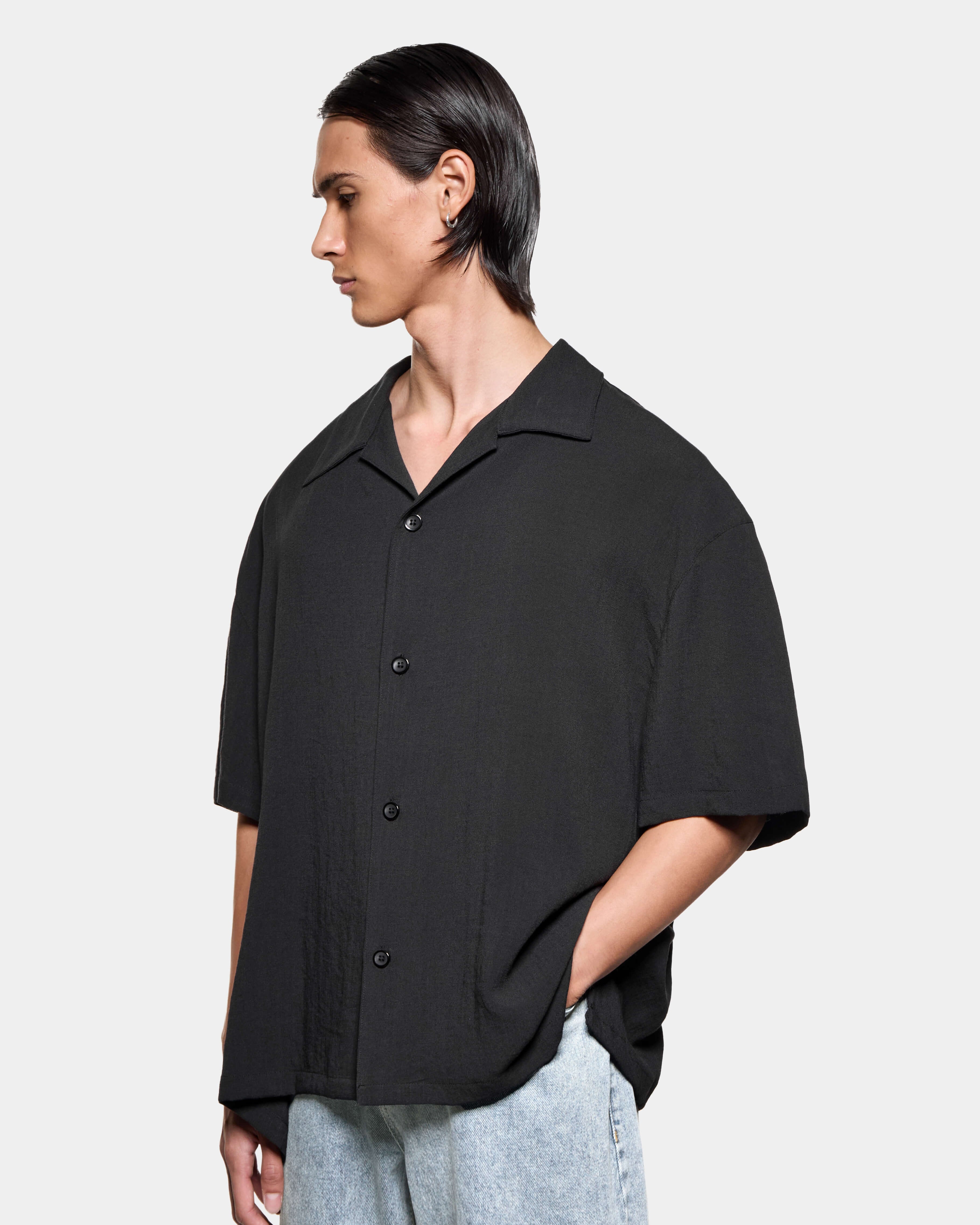 DRAPE SLUB VACATION SHIRT