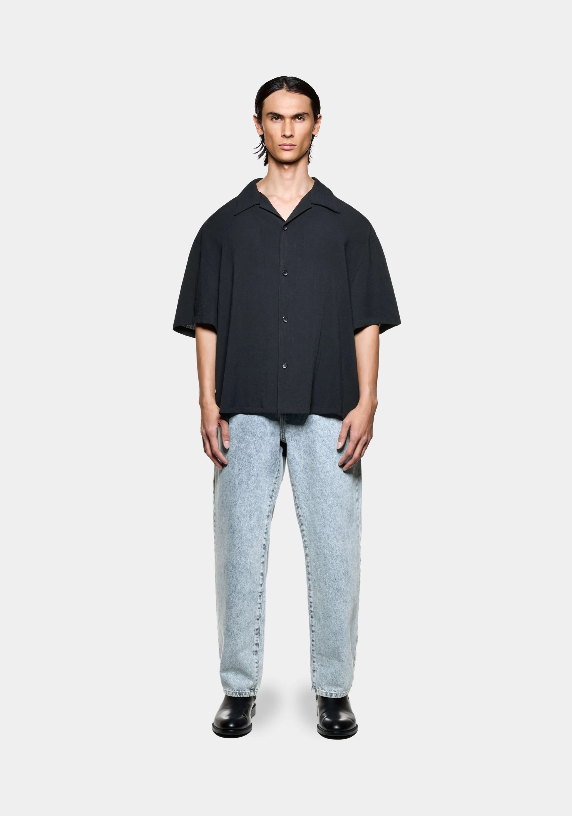 DRAPE SLUB VACATION SHIRT