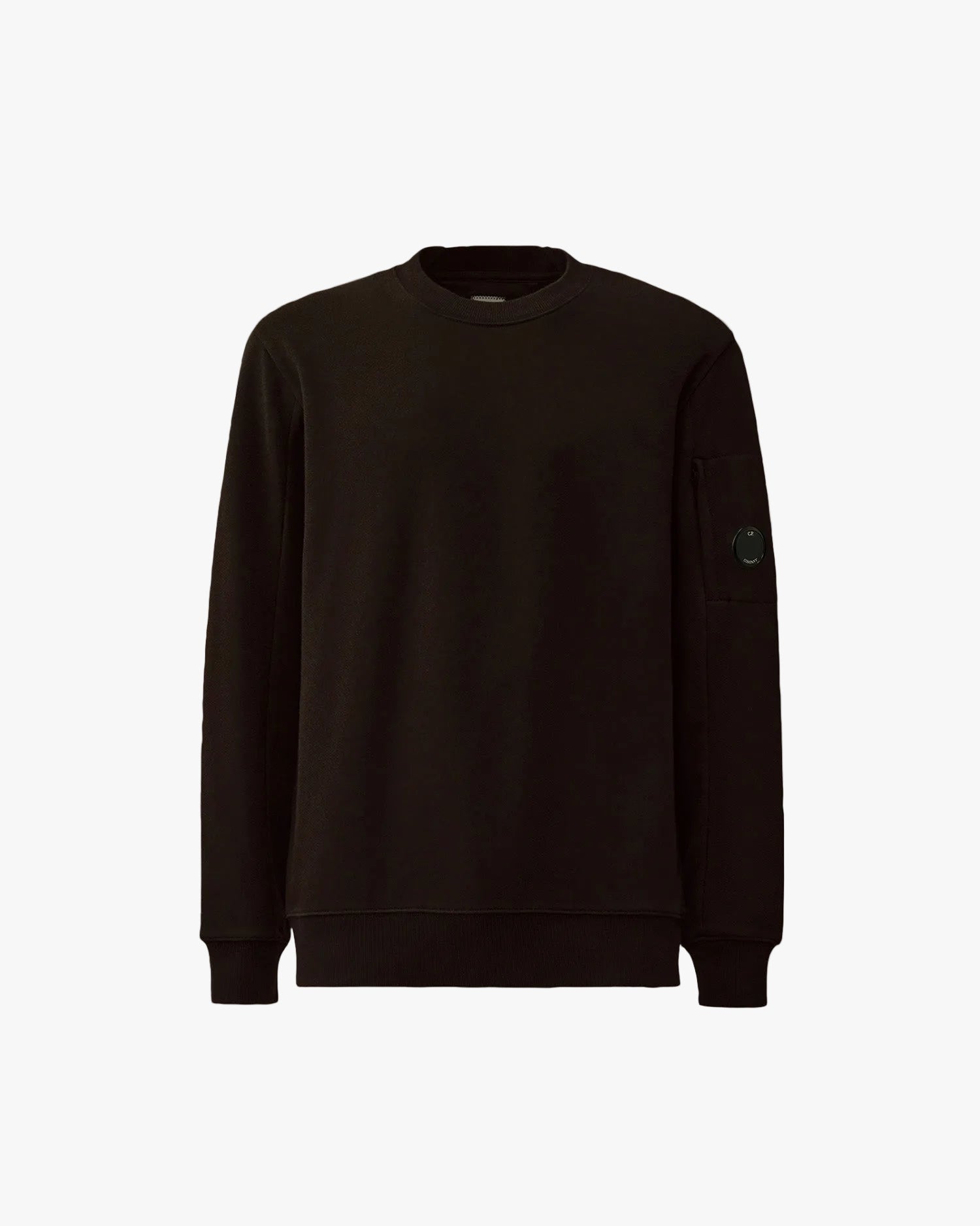 Diagonal Raised Fleece Crewneck Lens Sweatshirt
