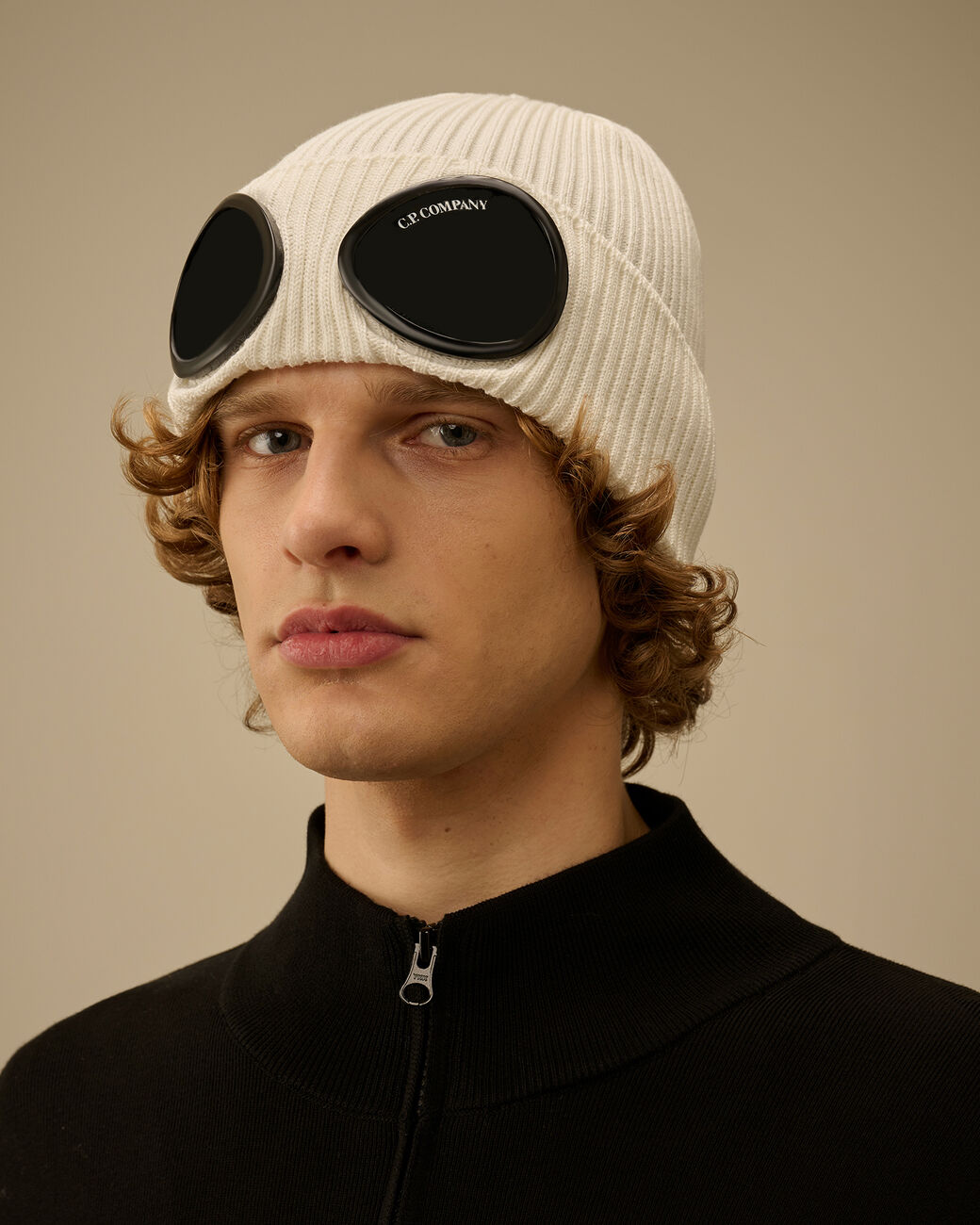 Cotton Goggle Beanie
