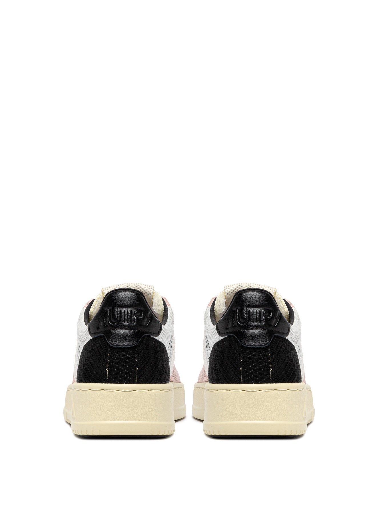 SNEAKERS MEDALIST EASEKNIT LOW AUS STRICK IN ELFENBEIN, SCHWARZ UND POWDER