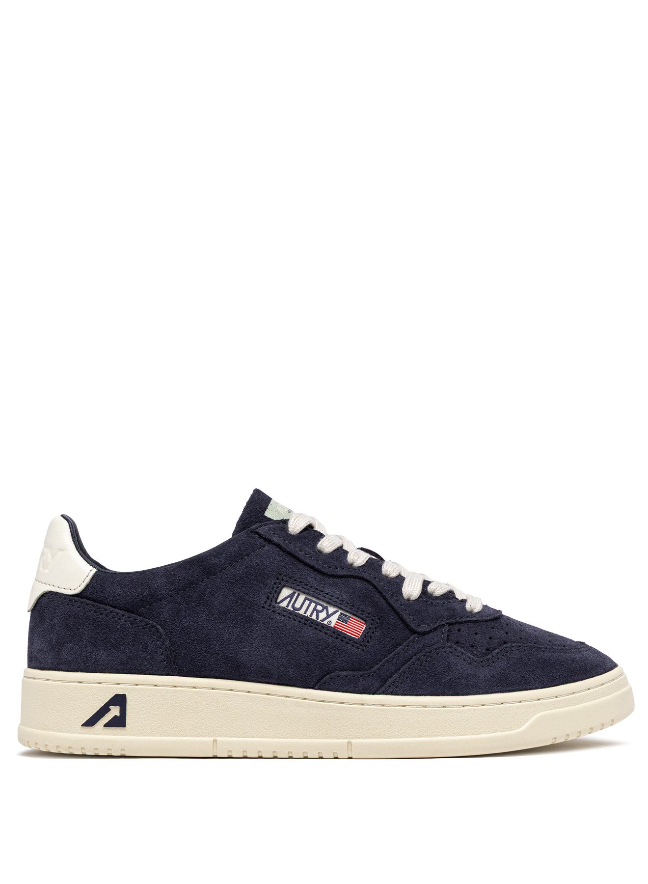 SNEAKERS MEDALIST LOW AUS WILDLEDER IN SPACE UND WEISS