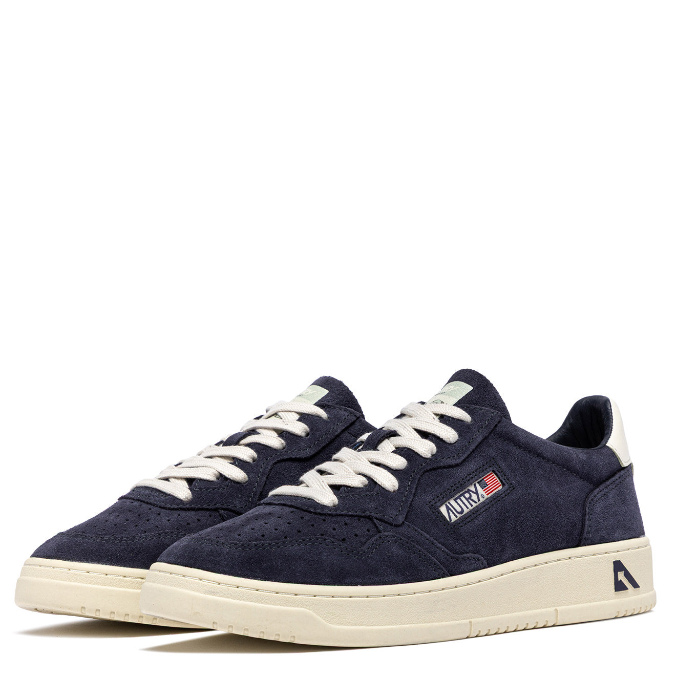 SNEAKERS MEDALIST LOW AUS WILDLEDER IN SPACE UND WEISS
