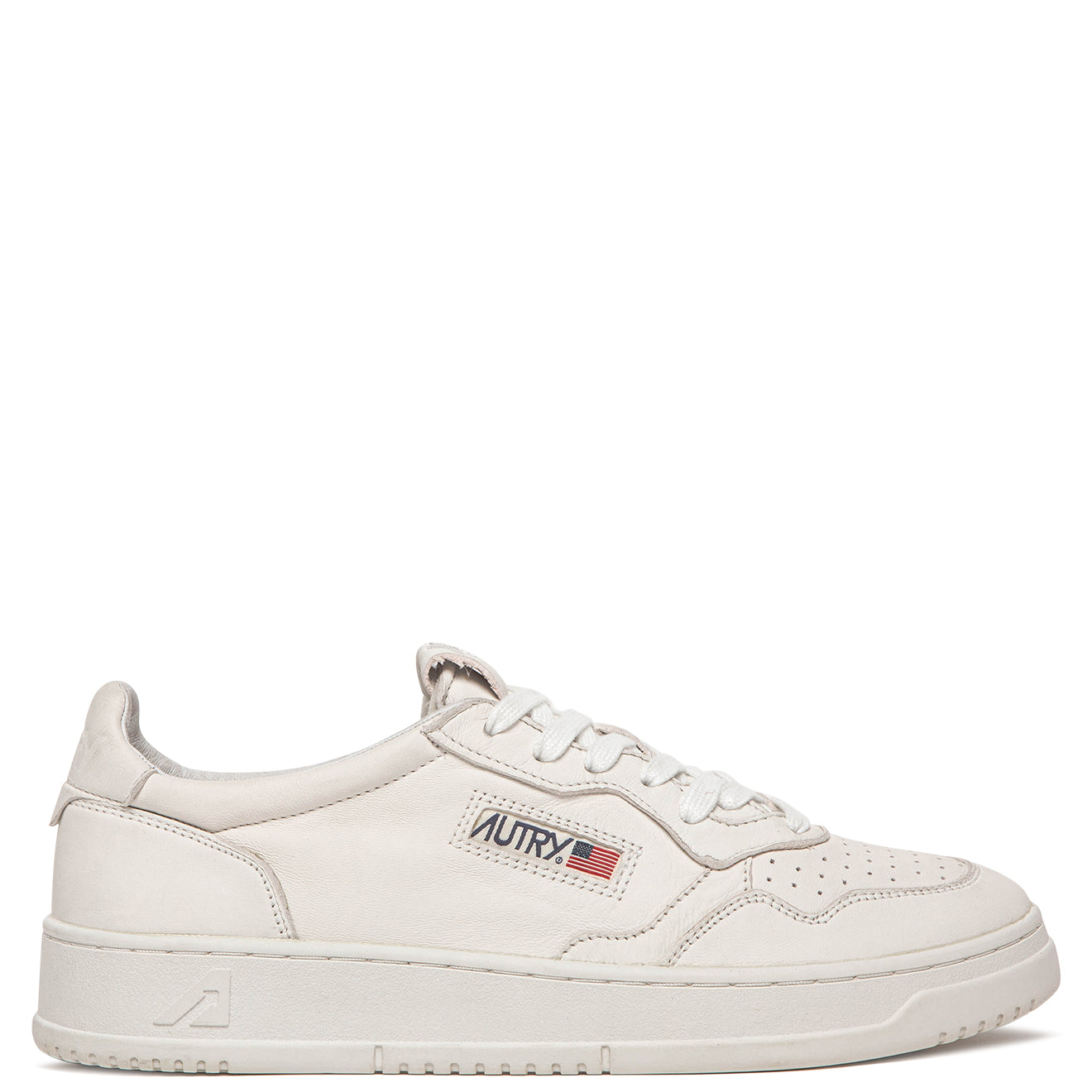 SNEAKERS MEDALIST LOW AUS NAPPA SUPER SOFT IN BIANCO OTTICO