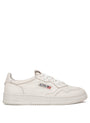 SNEAKERS MEDALIST LOW AUS LEDER IN WEISS UND LEOPARD