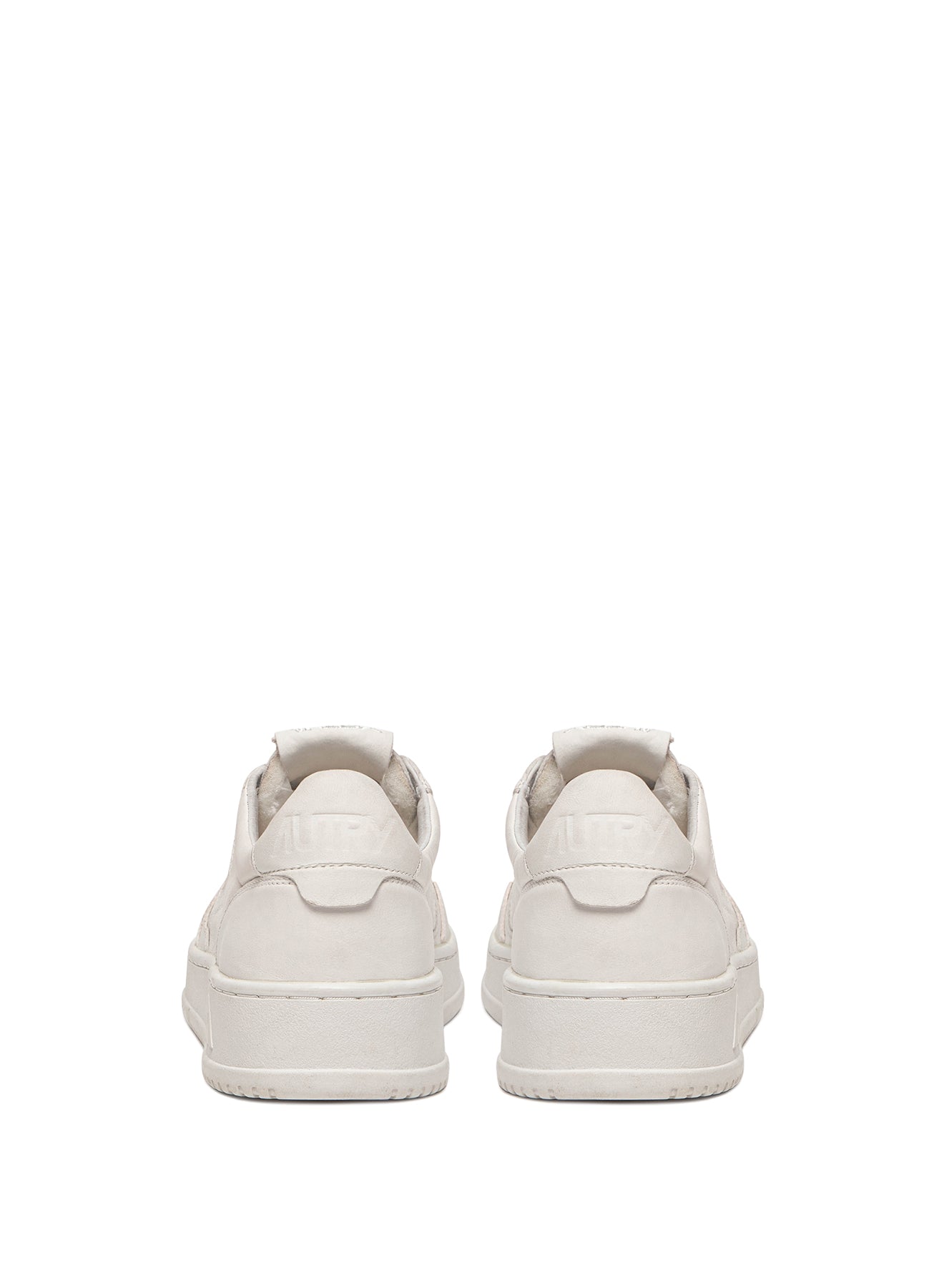 SNEAKERS MEDALIST LOW AUS NAPPA SUPER SOFT IN BIANCO OTTICO