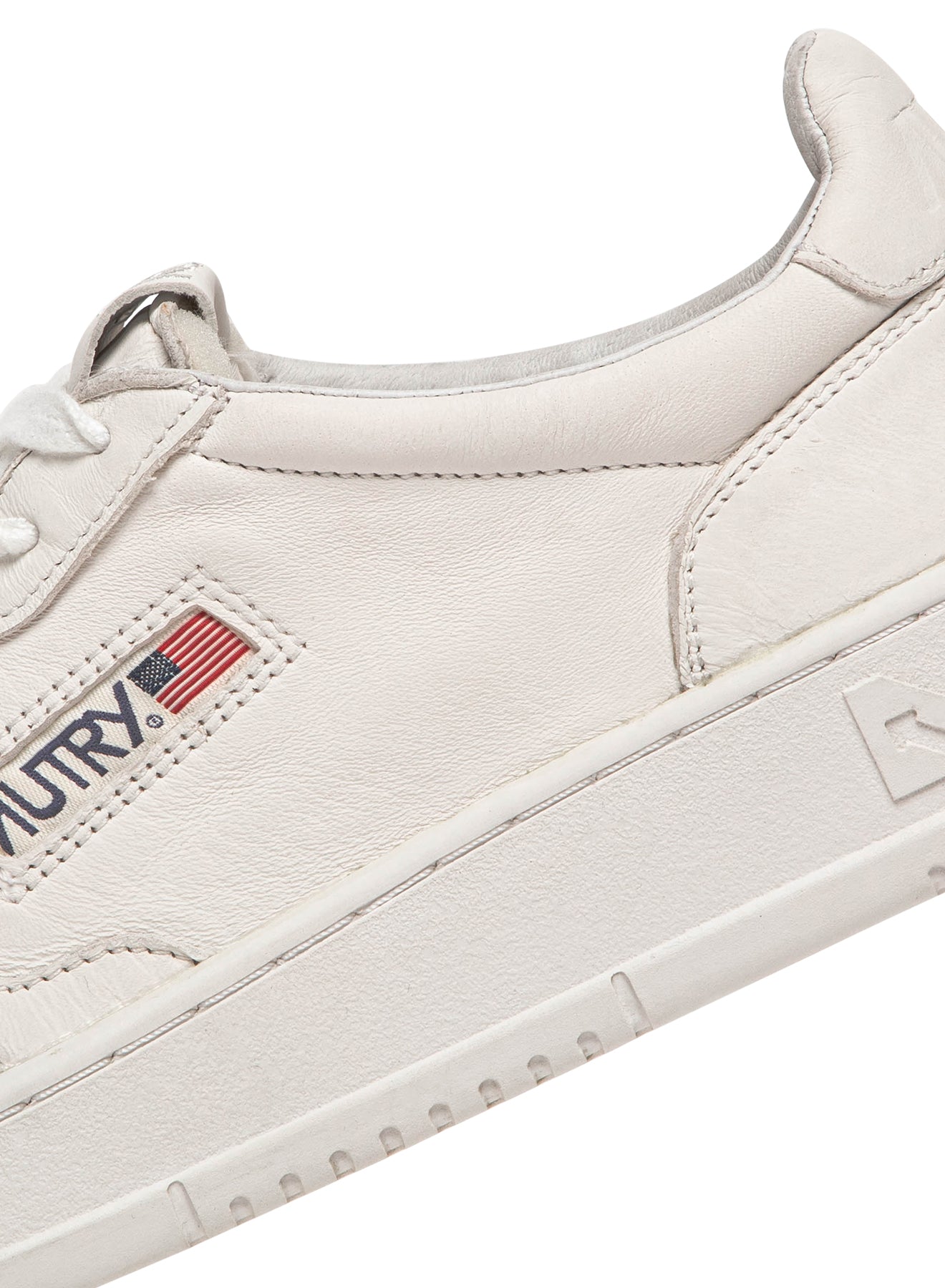 SNEAKERS MEDALIST LOW AUS NAPPA SUPER SOFT IN BIANCO OTTICO
