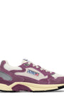 HYPERWAY SNEAKERS IN MESH AND SUEDE IN SAND AND FIRENZE