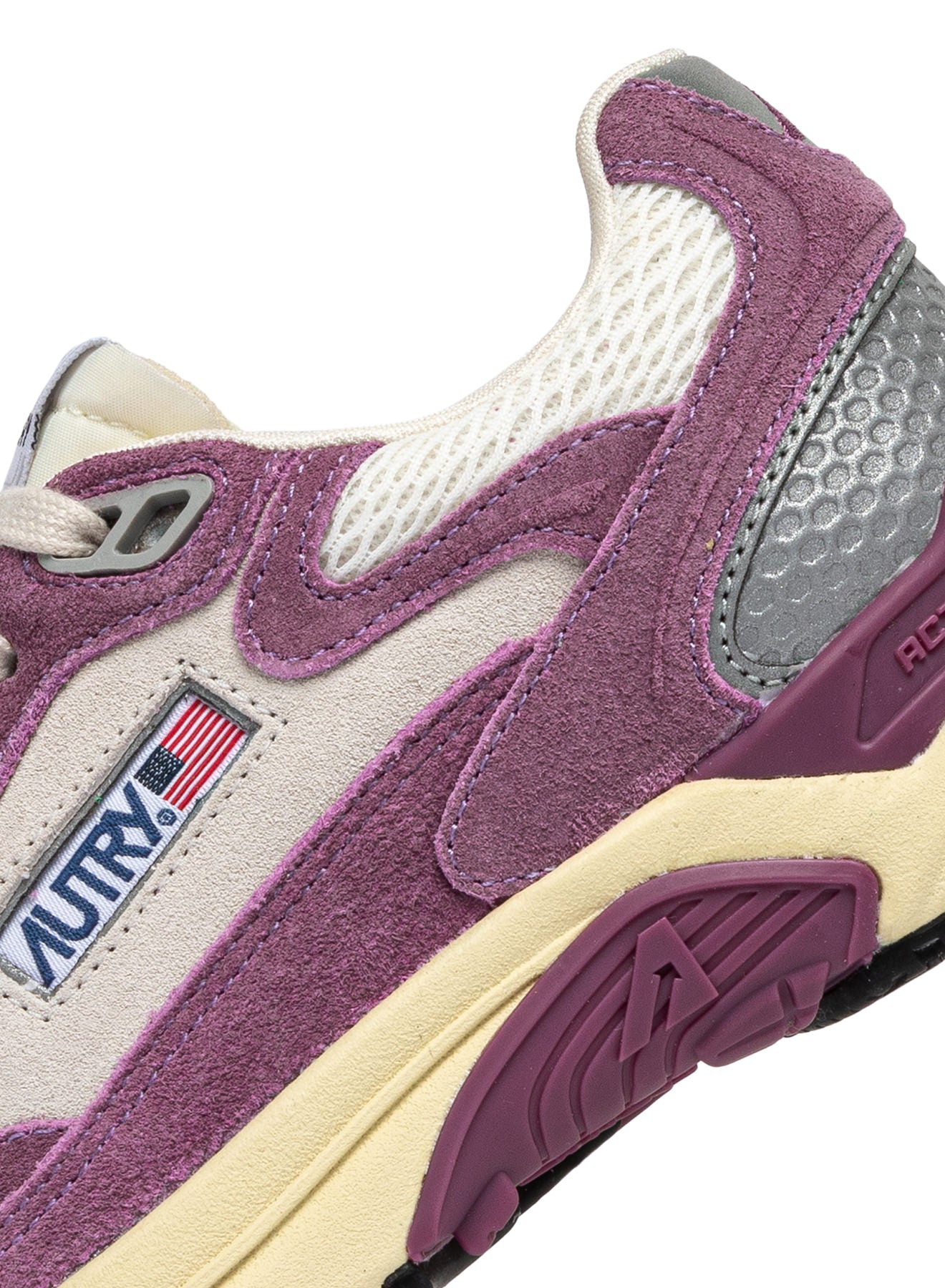SNEAKERS HYPERWAY AUS MESH UND WILDLEDER IN SAND UND FIRENZE