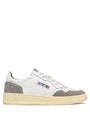 SNEAKERS MEDALIST LOW AUS LEDER IN WEISS UND WILDLEDER IN VAPOR