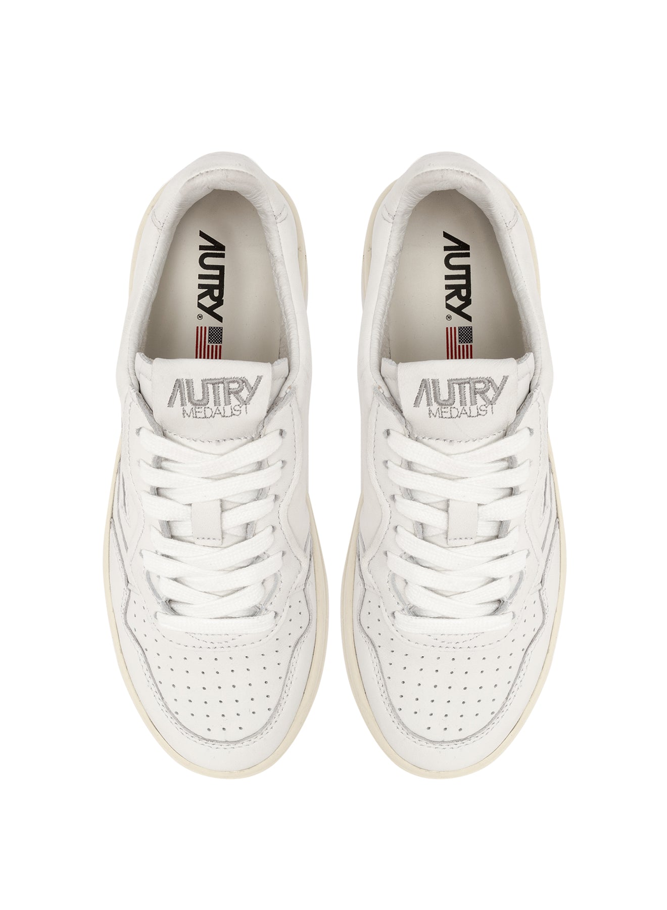 SNEAKERS MEDALIST LOW AUS SUPERWEICHEM WEIßEM NAPPALEDER
