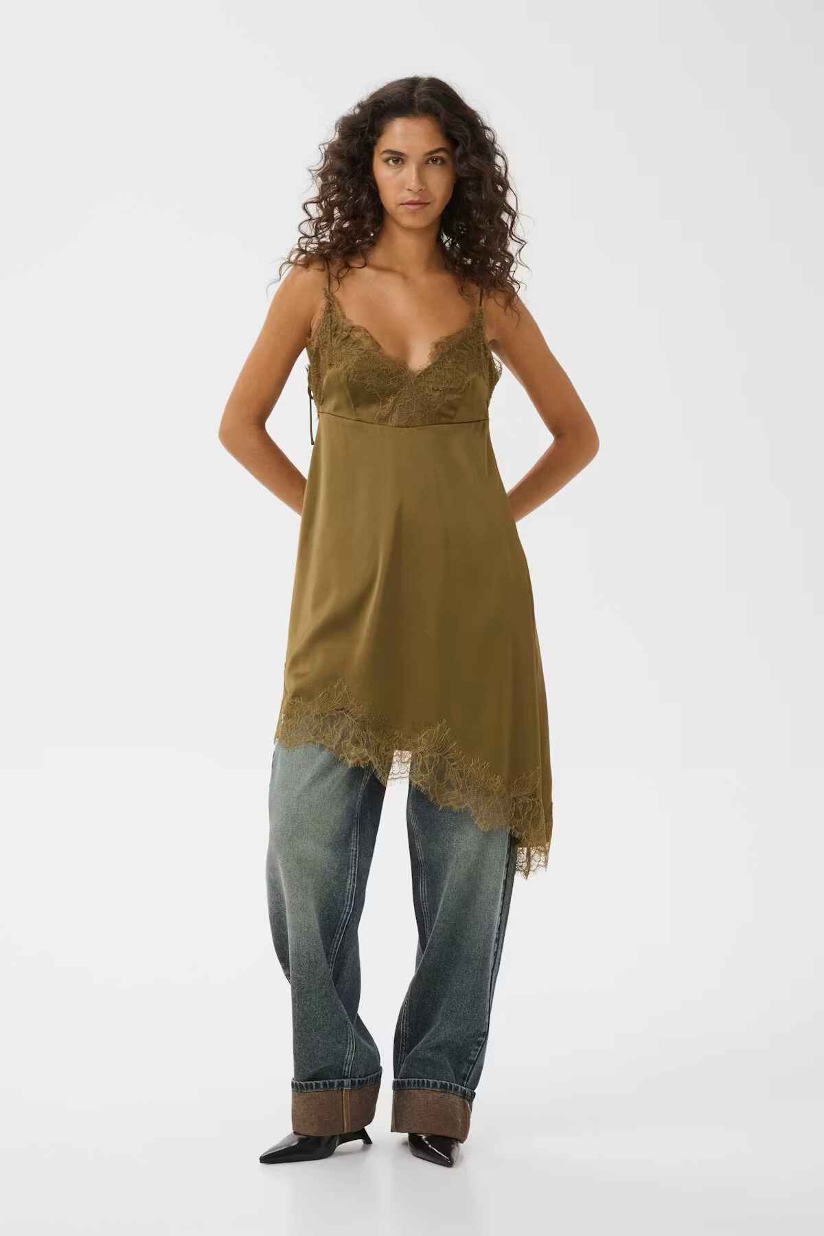GZlalou Spitzenkleid