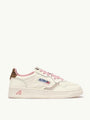 SNEAKERS MEDALIST LOW AUS LEDER IN SAND UND LEOPARD