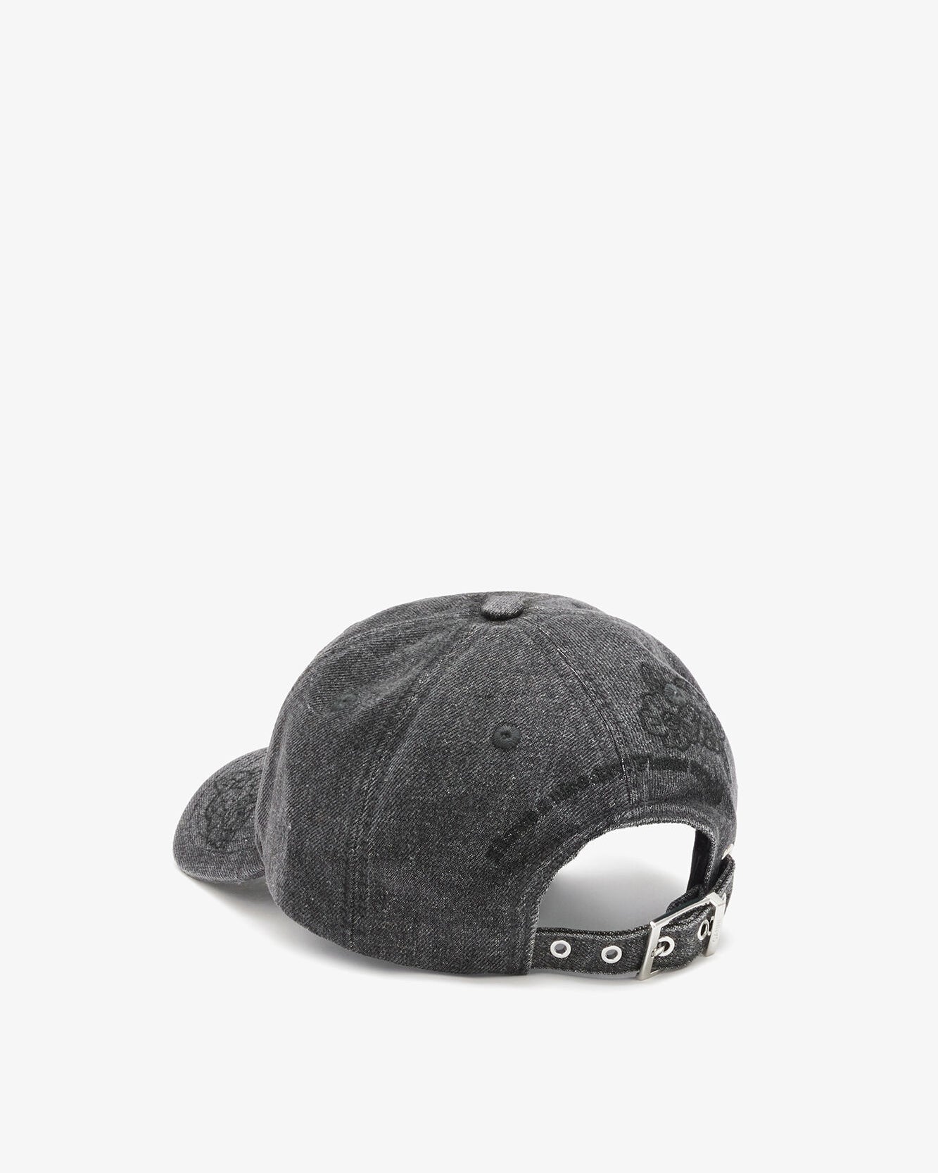 Cap aus besticktem Denim